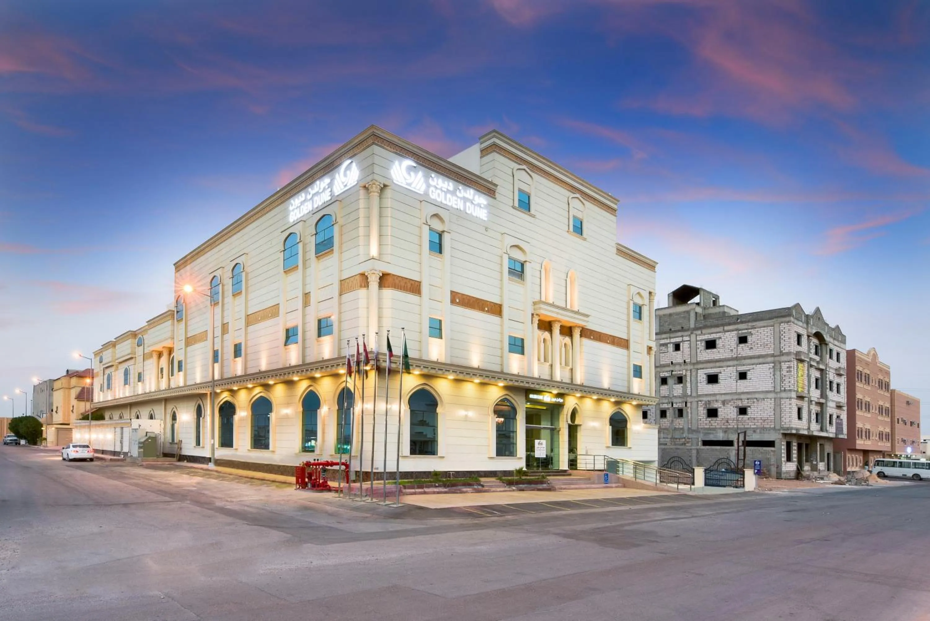 Facade/entrance in Golden Dune Hotel AlFayhaa