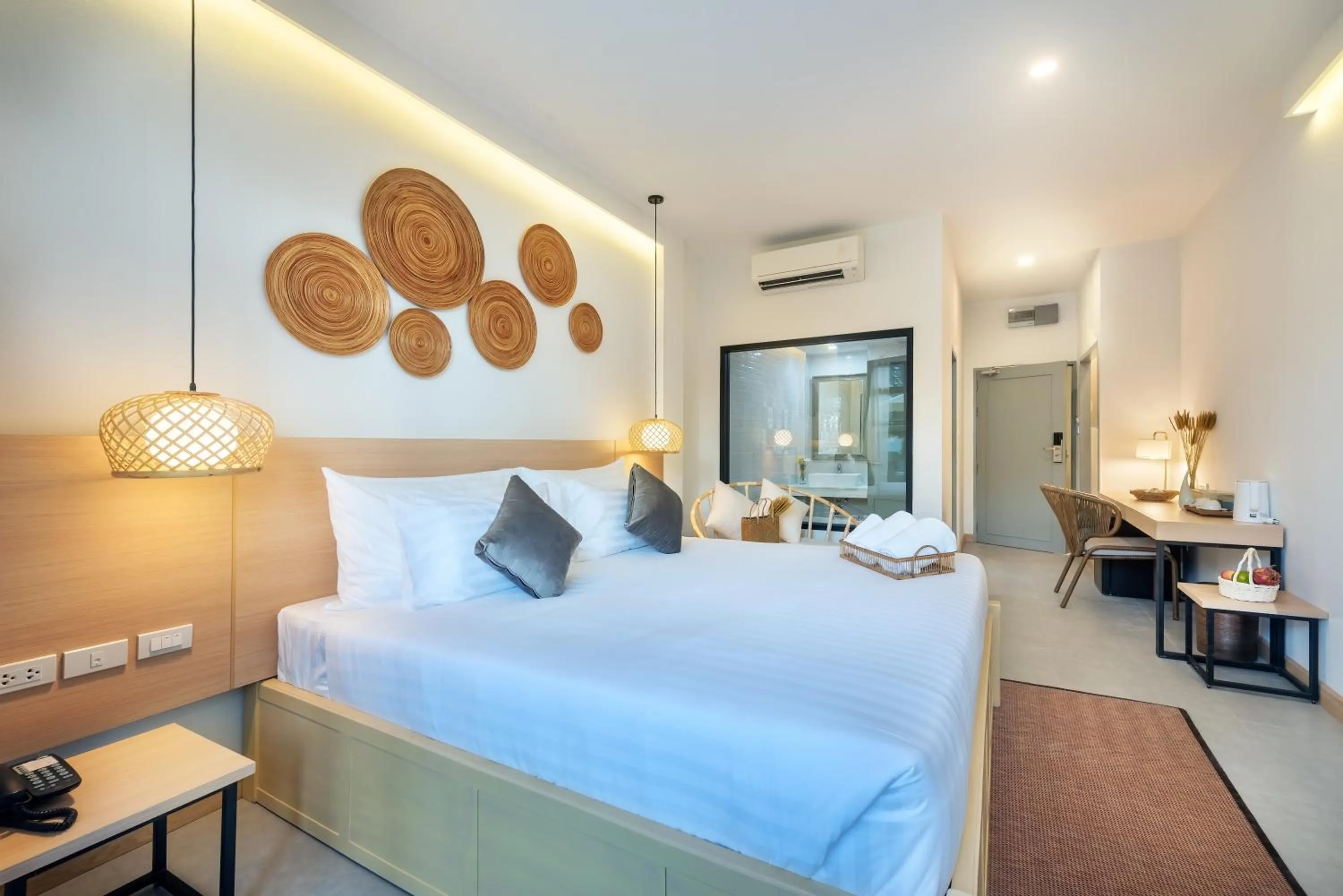 Bed in Ai Pai Hotel - 50m to Pai Walking Street & Night Market