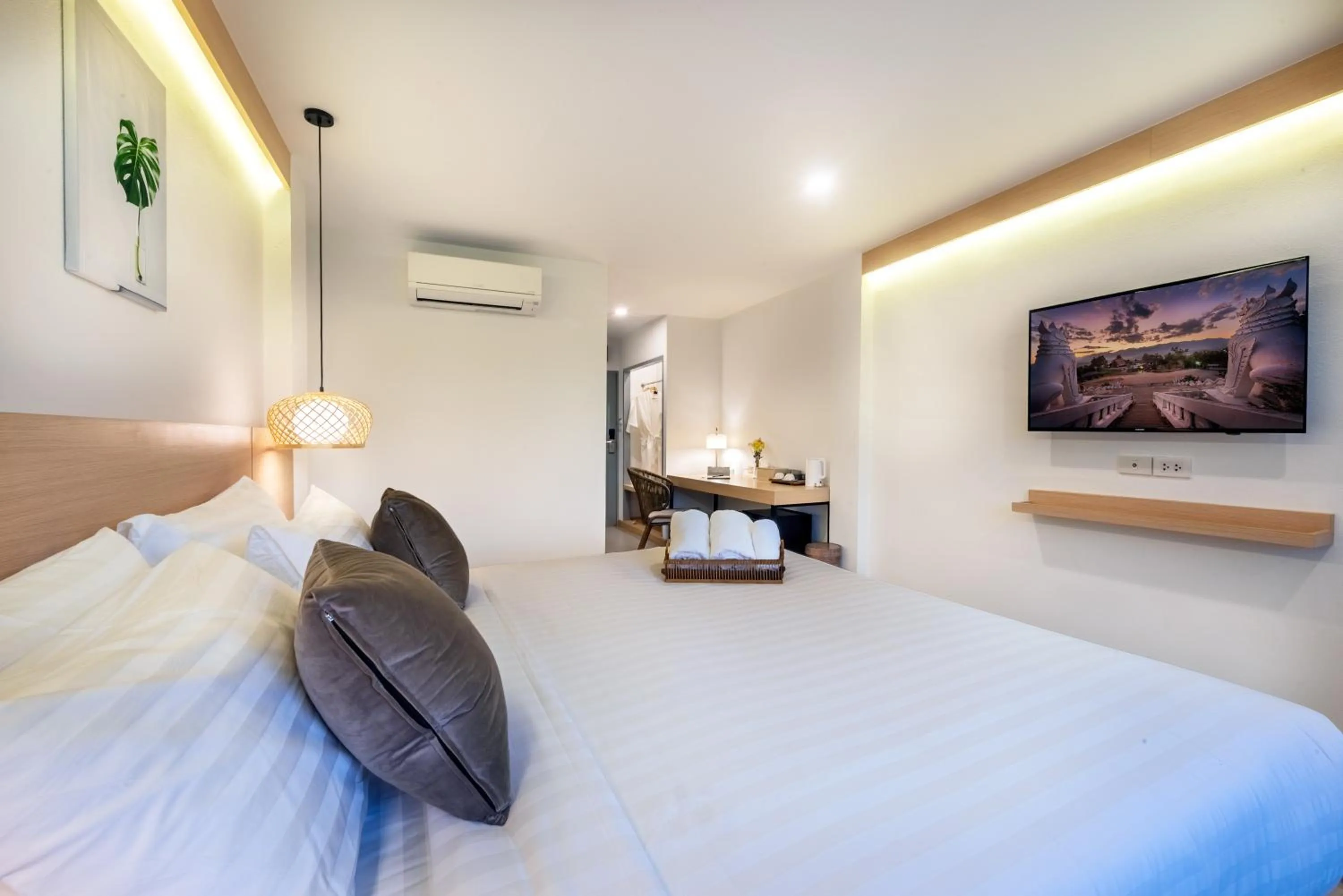 Bed in Ai Pai Hotel - 50m to Pai Walking Street & Night Market