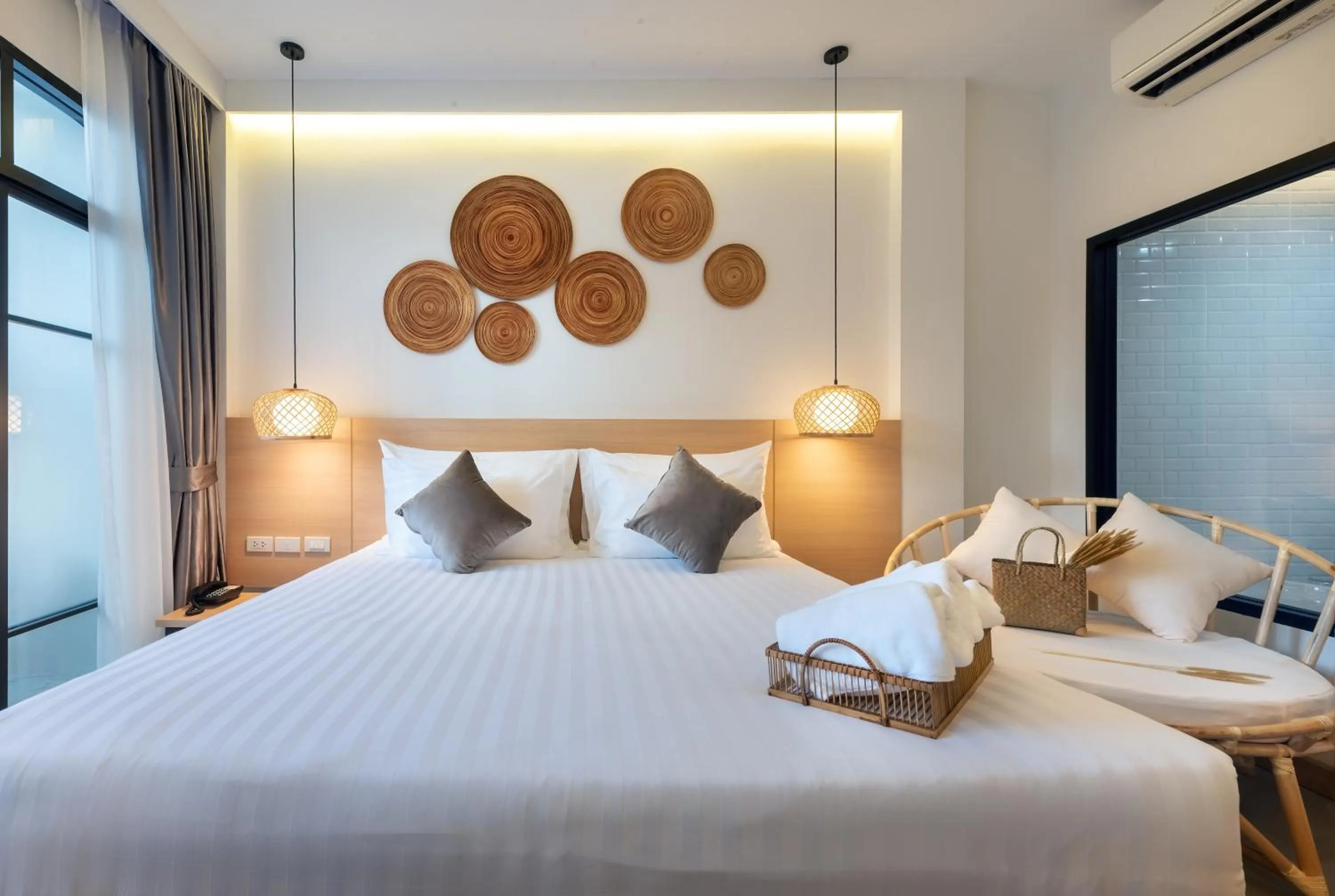 Bed in Ai Pai Hotel - 50m to Pai Walking Street & Night Market