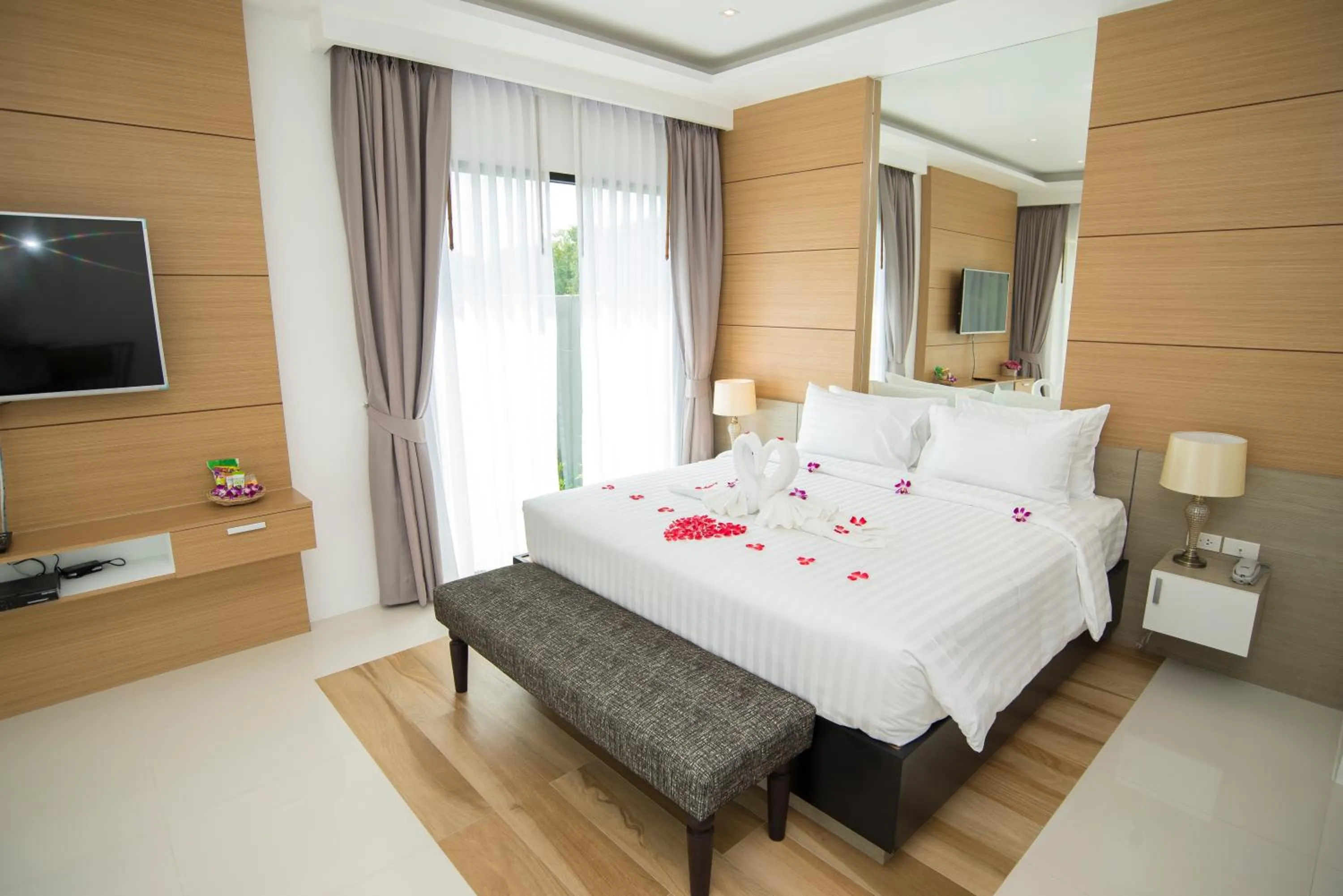 Decorative detail, Bed in Pumeria Resort Phuket - SHA Plus