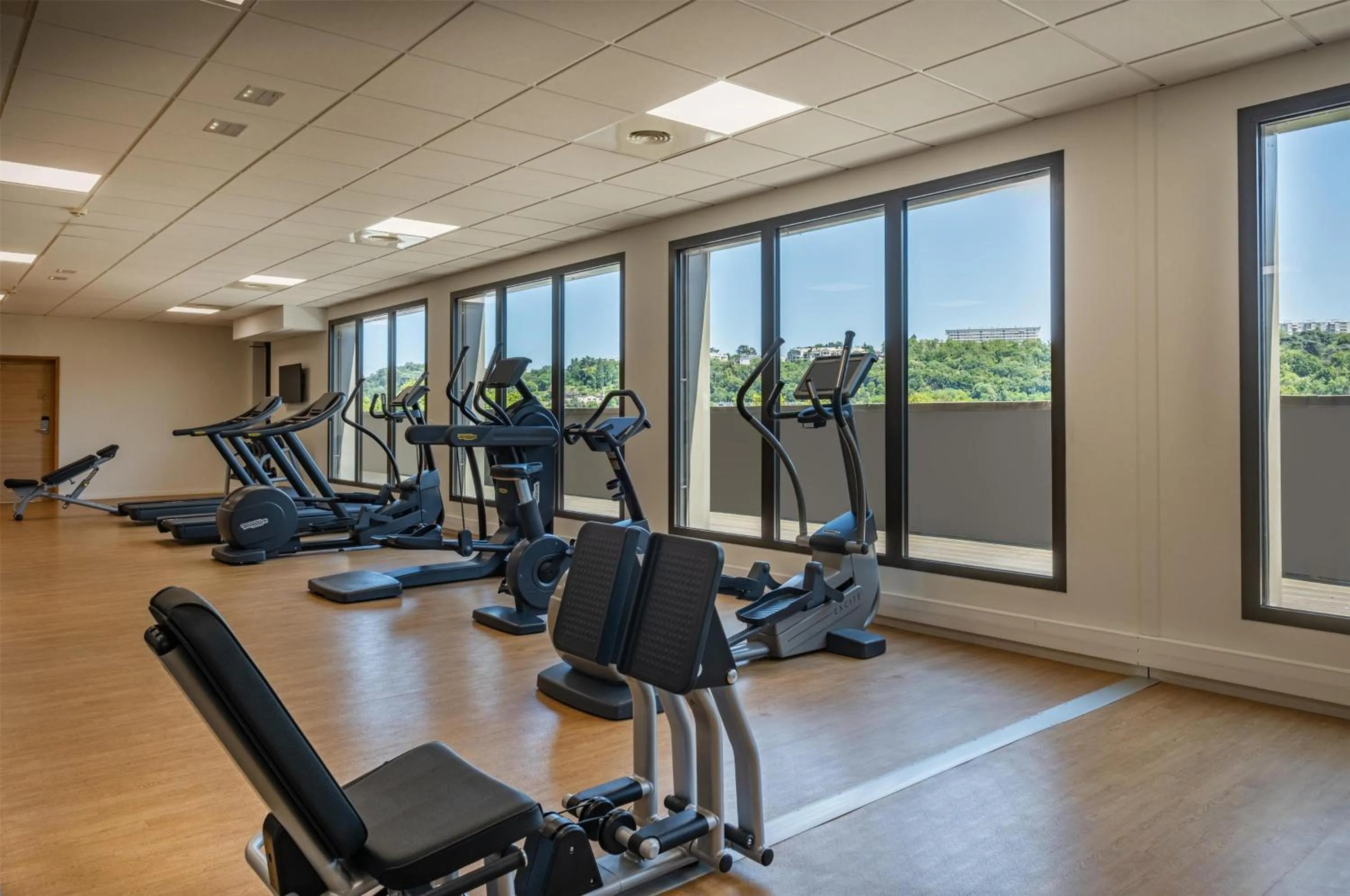 Fitness centre/facilities in Spark by Hilton Lyon Park Saone