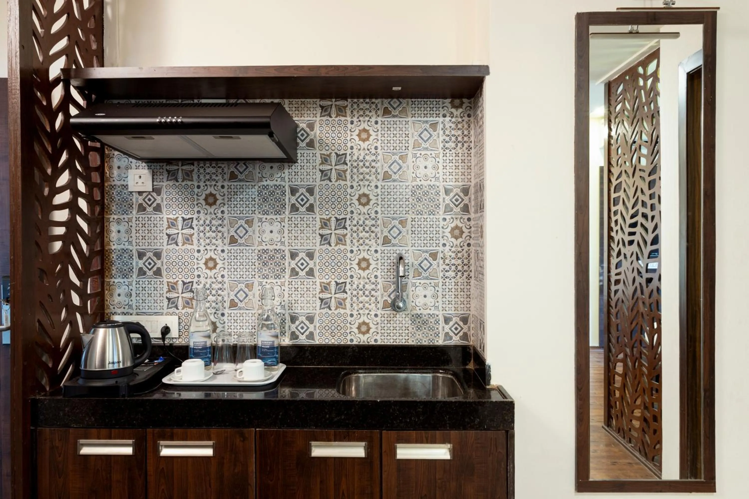 Kitchen or kitchenette in Riva Boutique Apartments