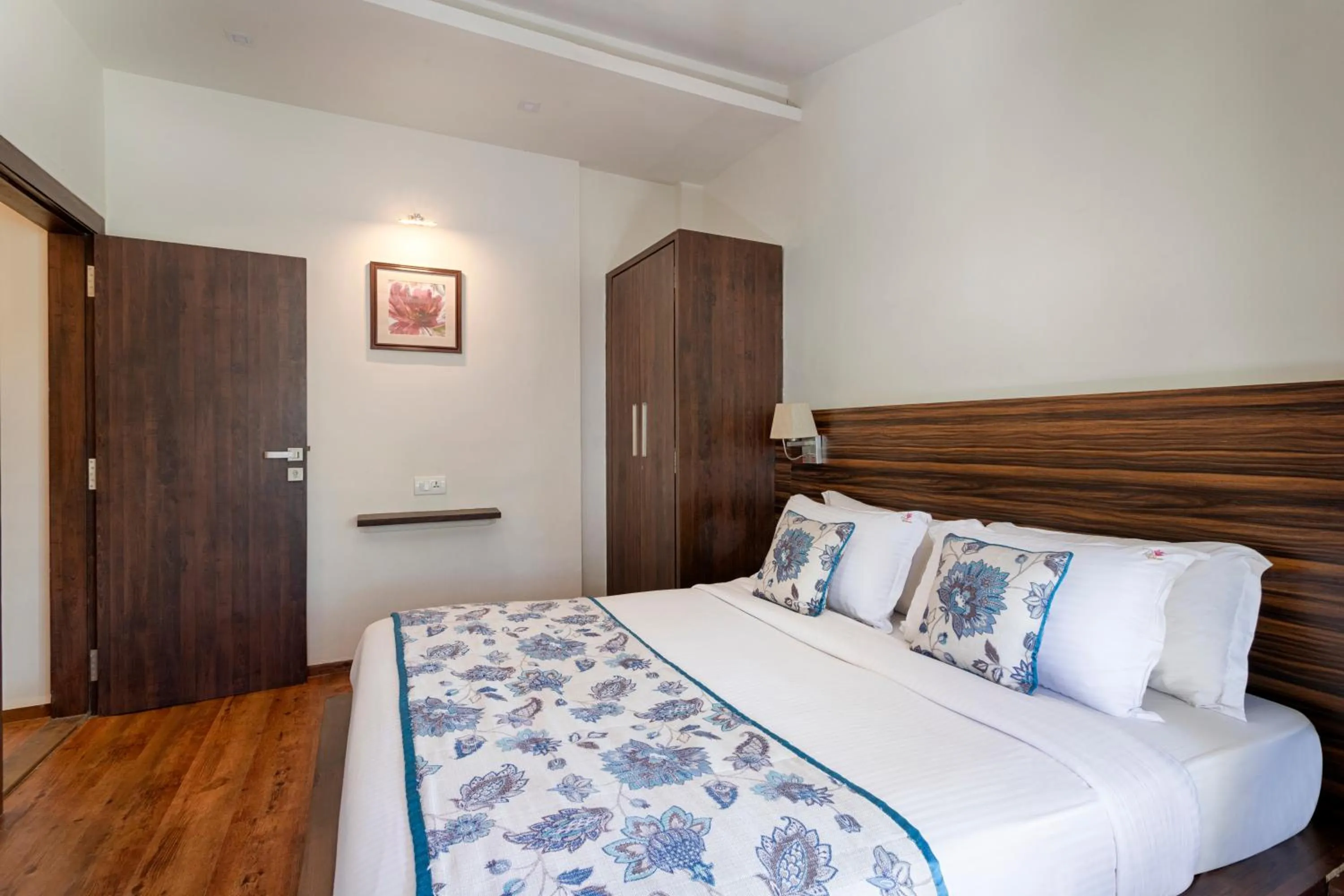 Bed in Riva Boutique Apartments