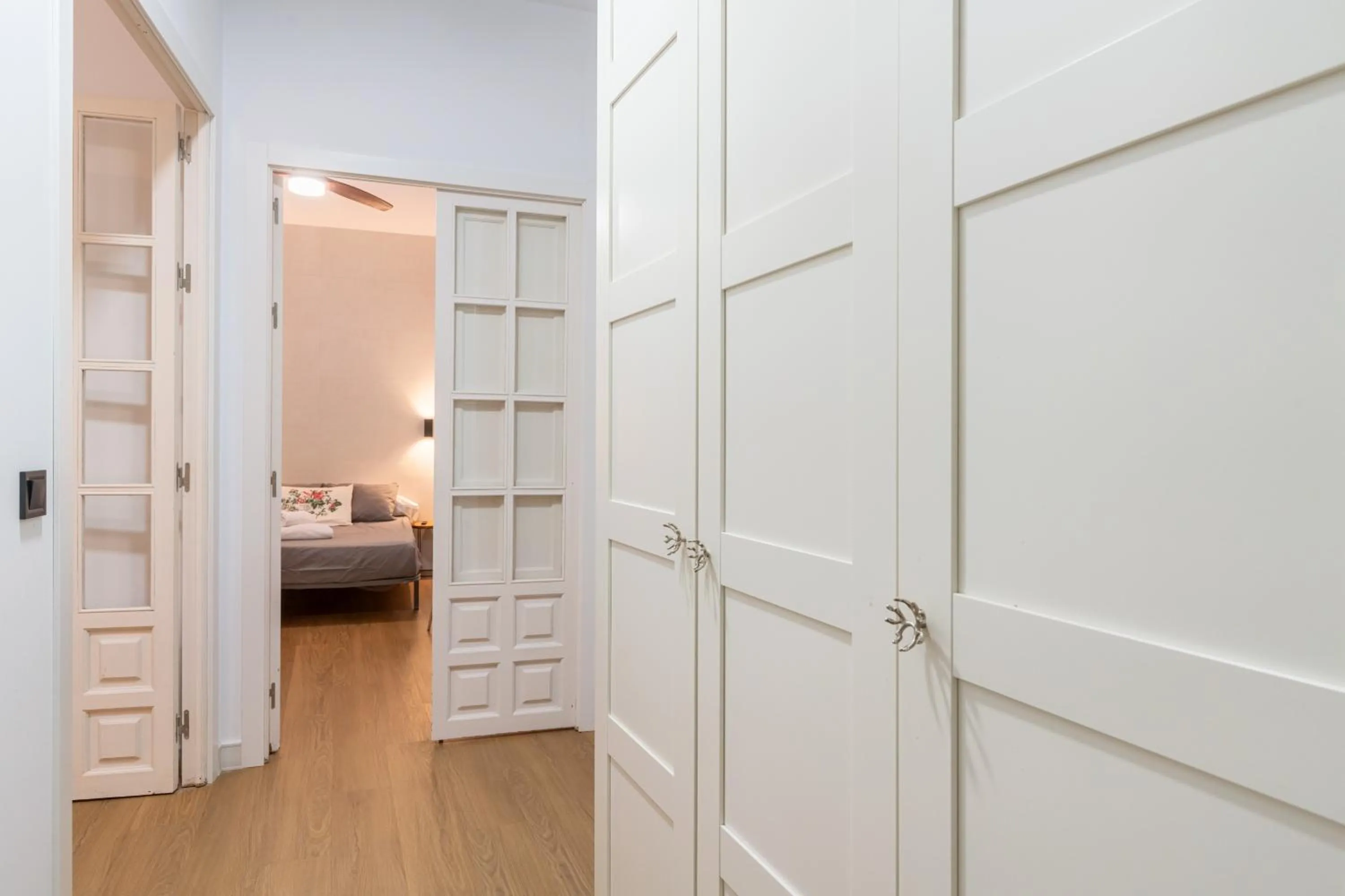 Bed in HOUSE SEVILLANA 6 habitaciones