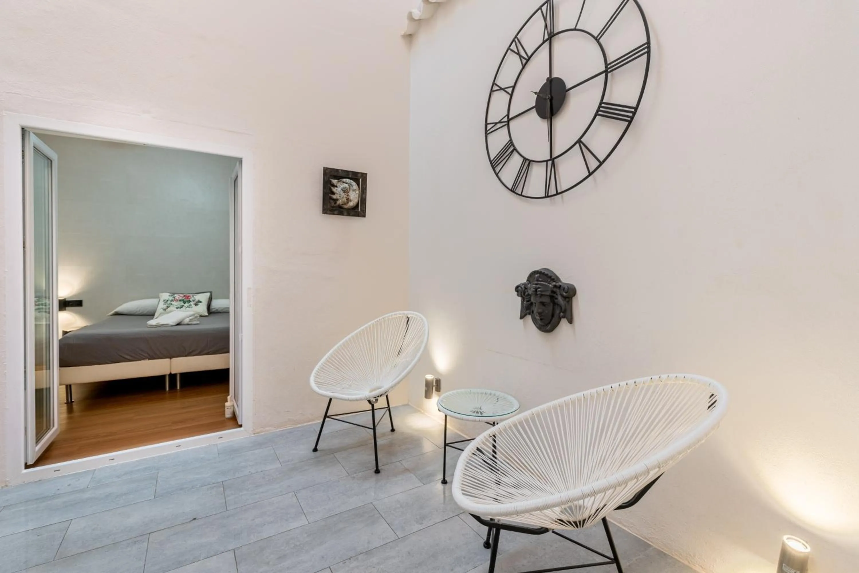 Bed in HOUSE SEVILLANA 6 habitaciones