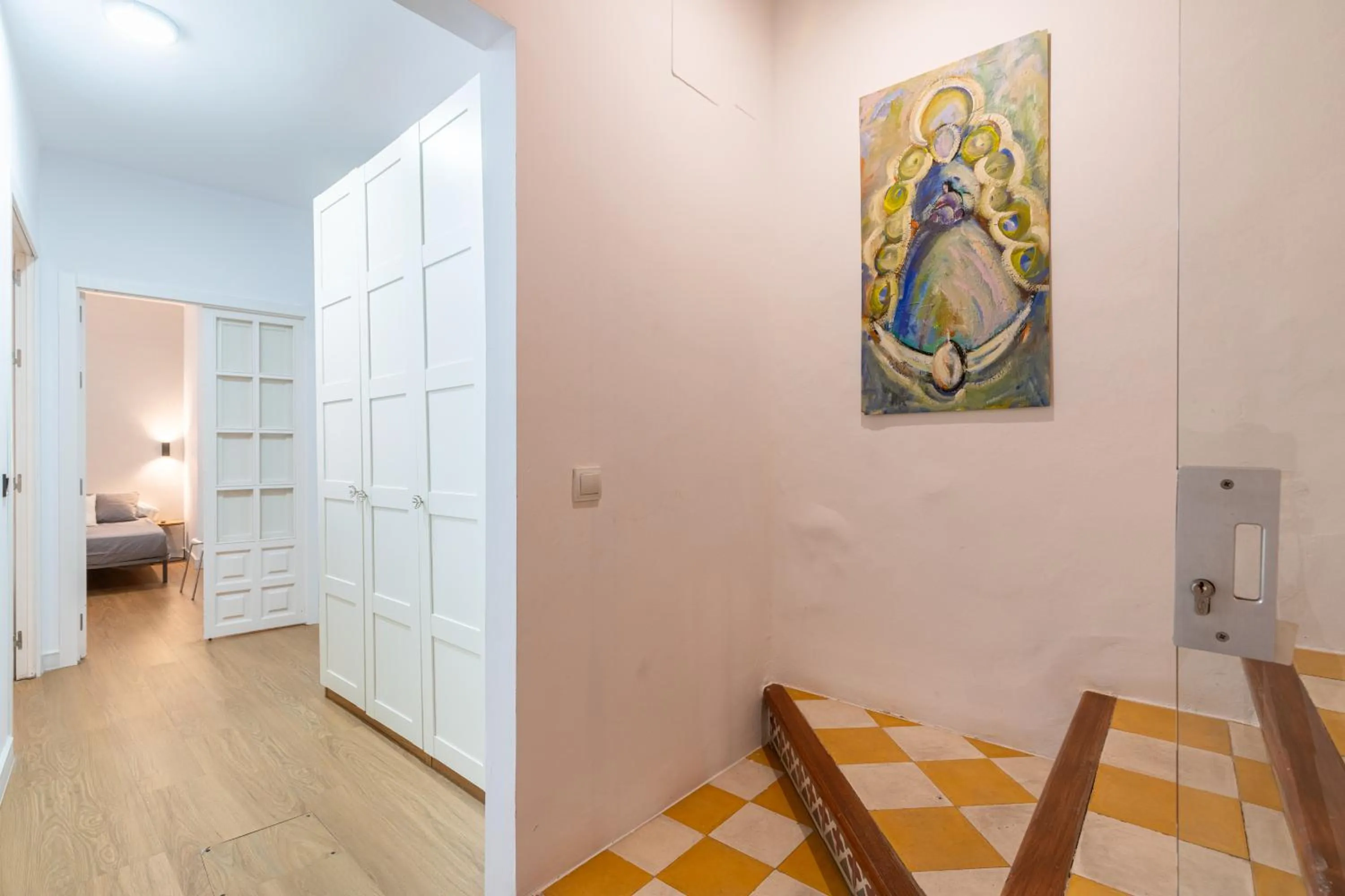 Bed in HOUSE SEVILLANA 6 habitaciones