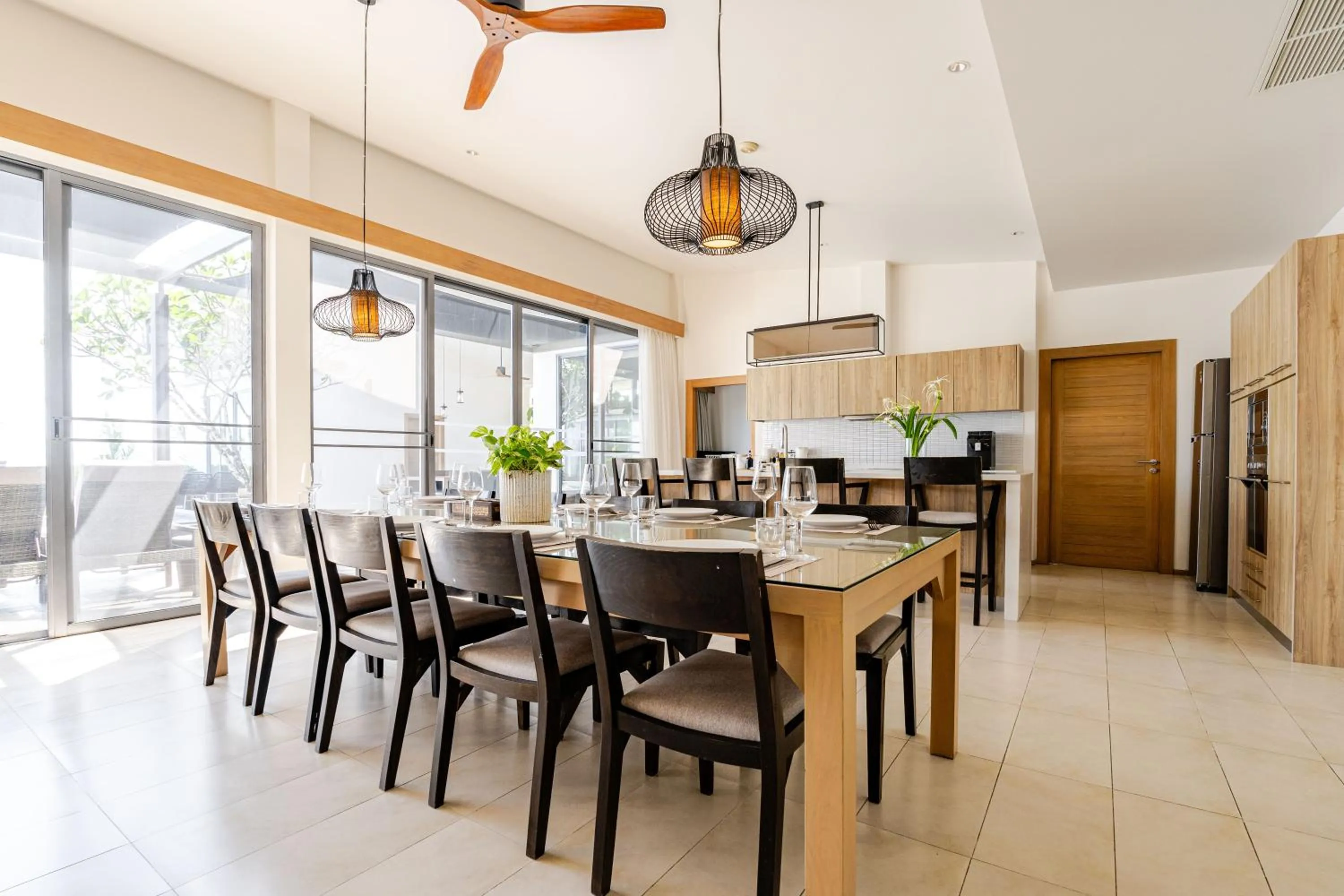 Kitchen or kitchenette in CASABAY Luxury Pool Villas by STAY