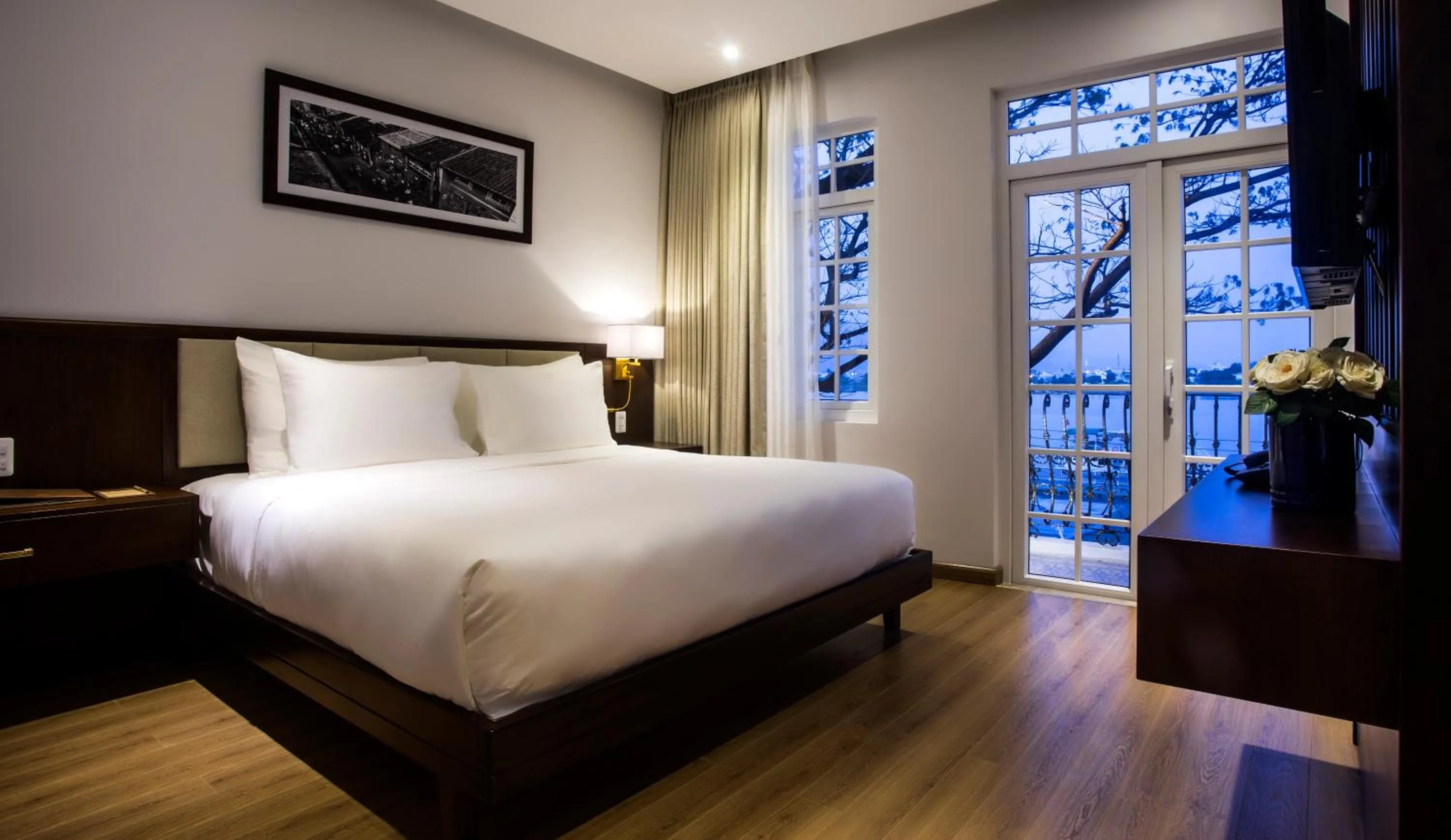 Bed in Di lusso Boutique Hotel Riverside Danang