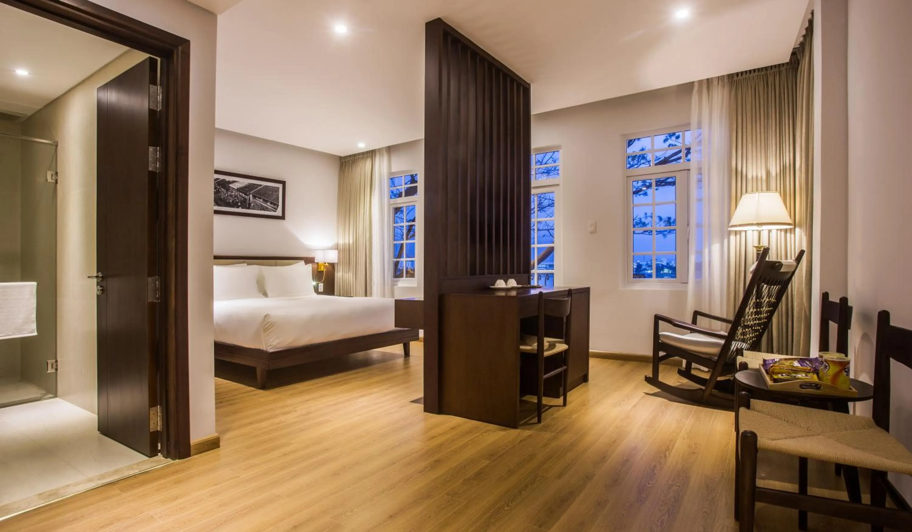 Bed in Di lusso Boutique Hotel Riverside Danang