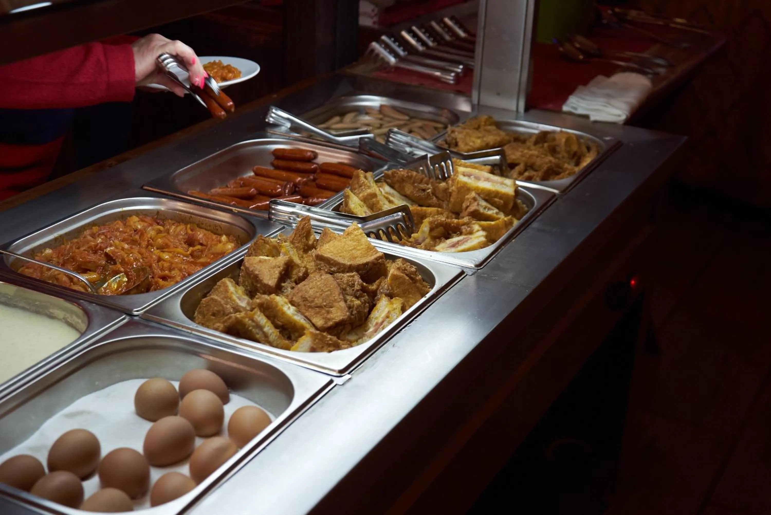 Food close-up in Puchner Kastélyszálló