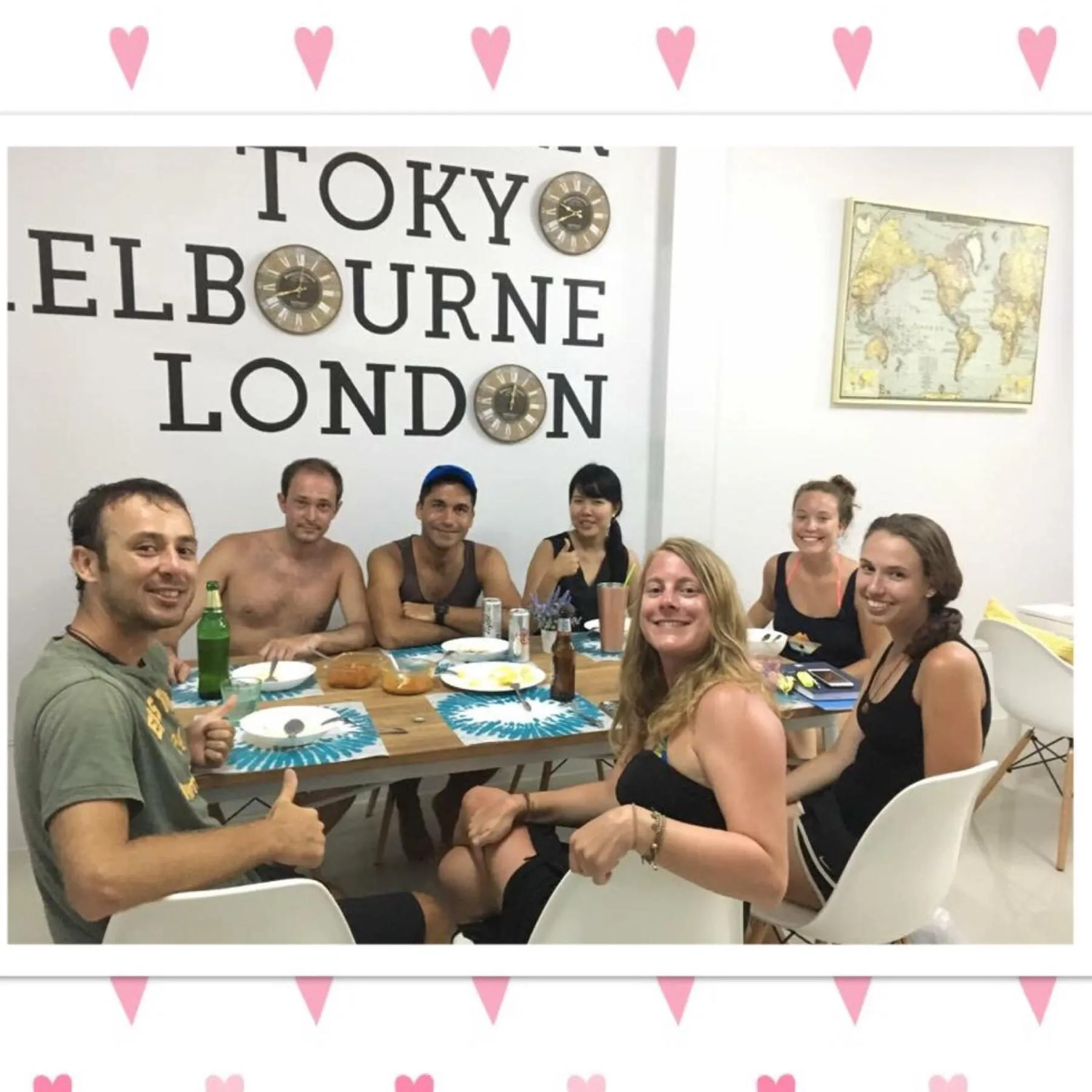 Communal lounge/ TV room in DKaYa Hostel