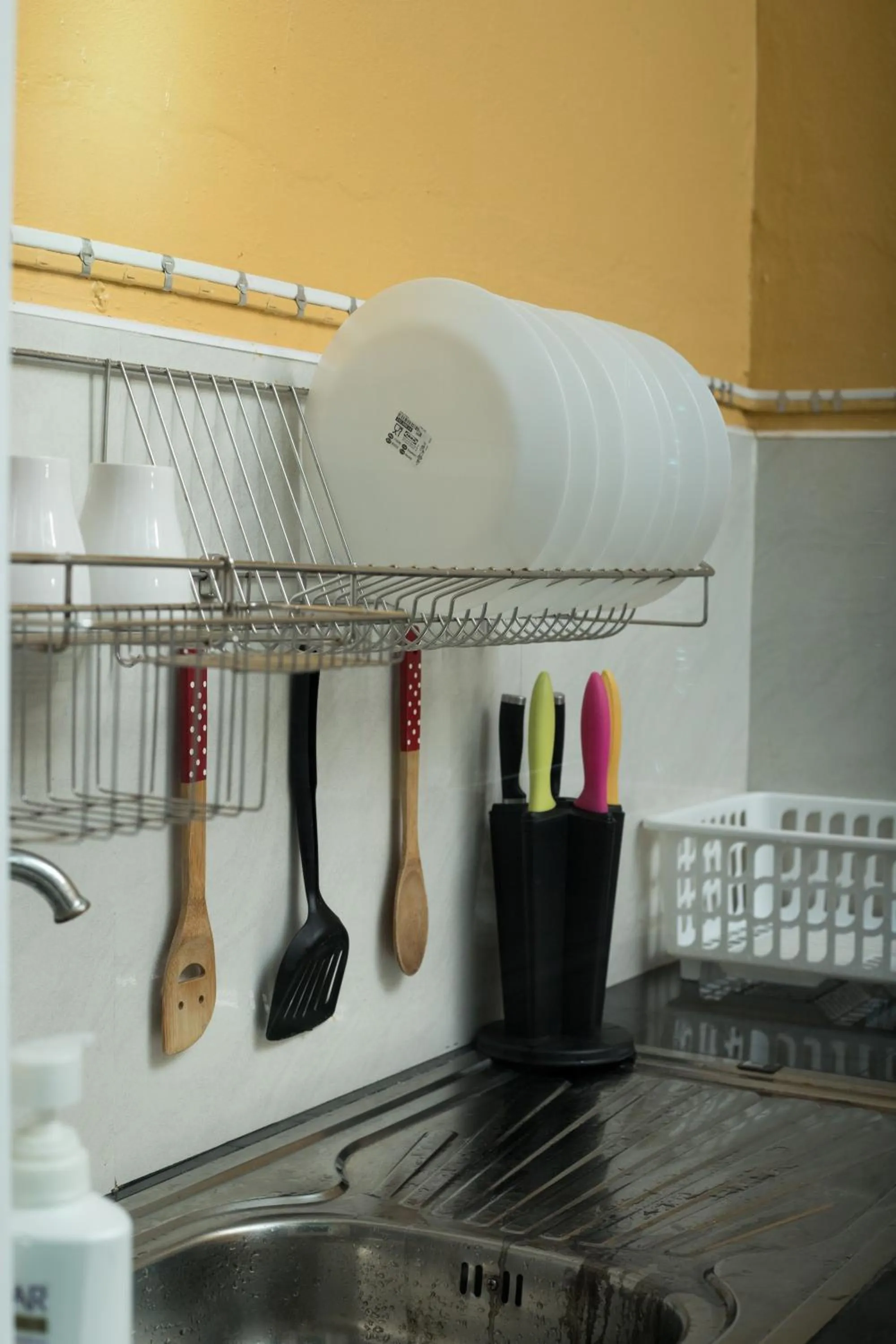 Communal kitchen in DKaYa Hostel