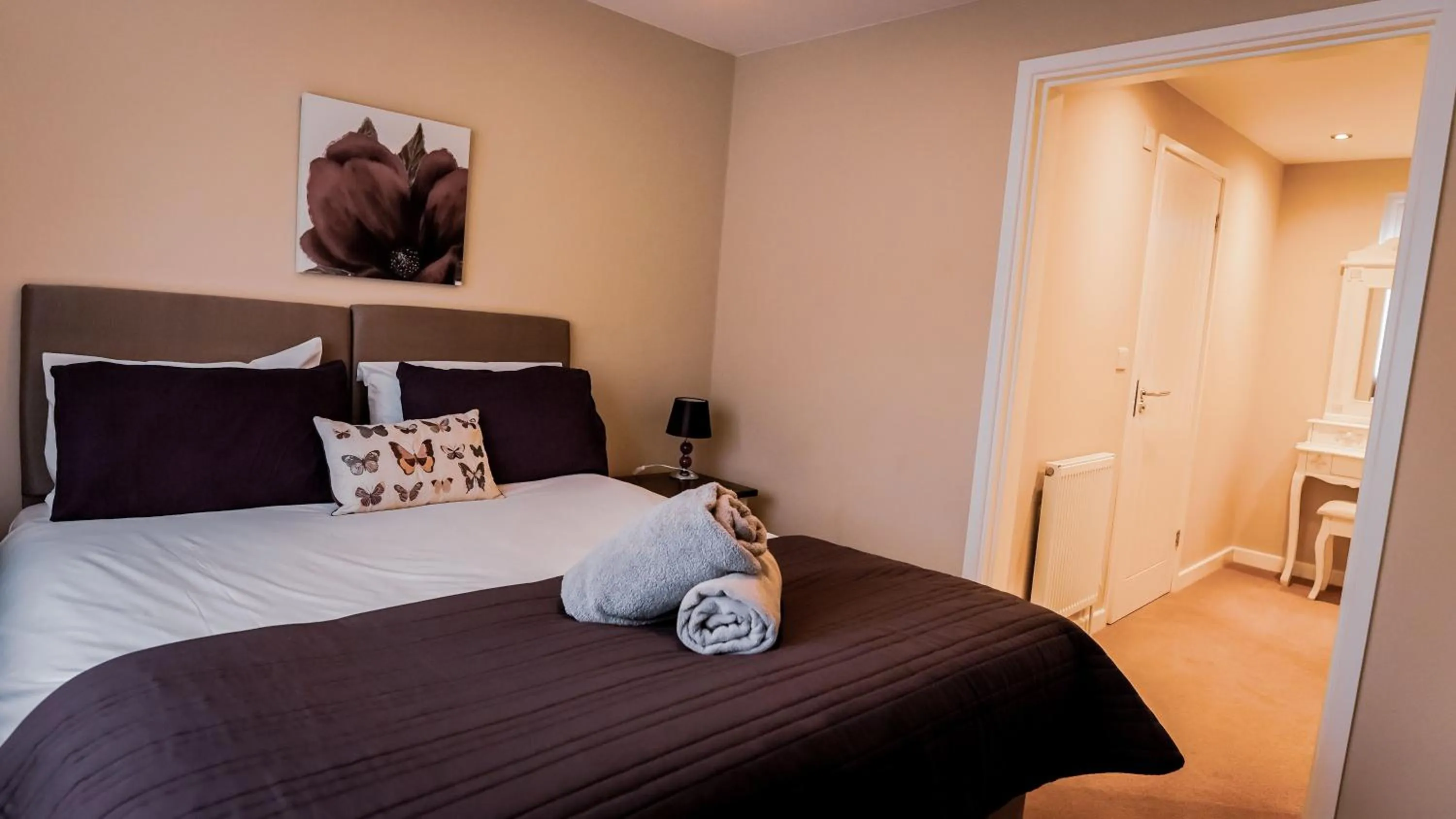 Bed in Golden Cross Holiday Park