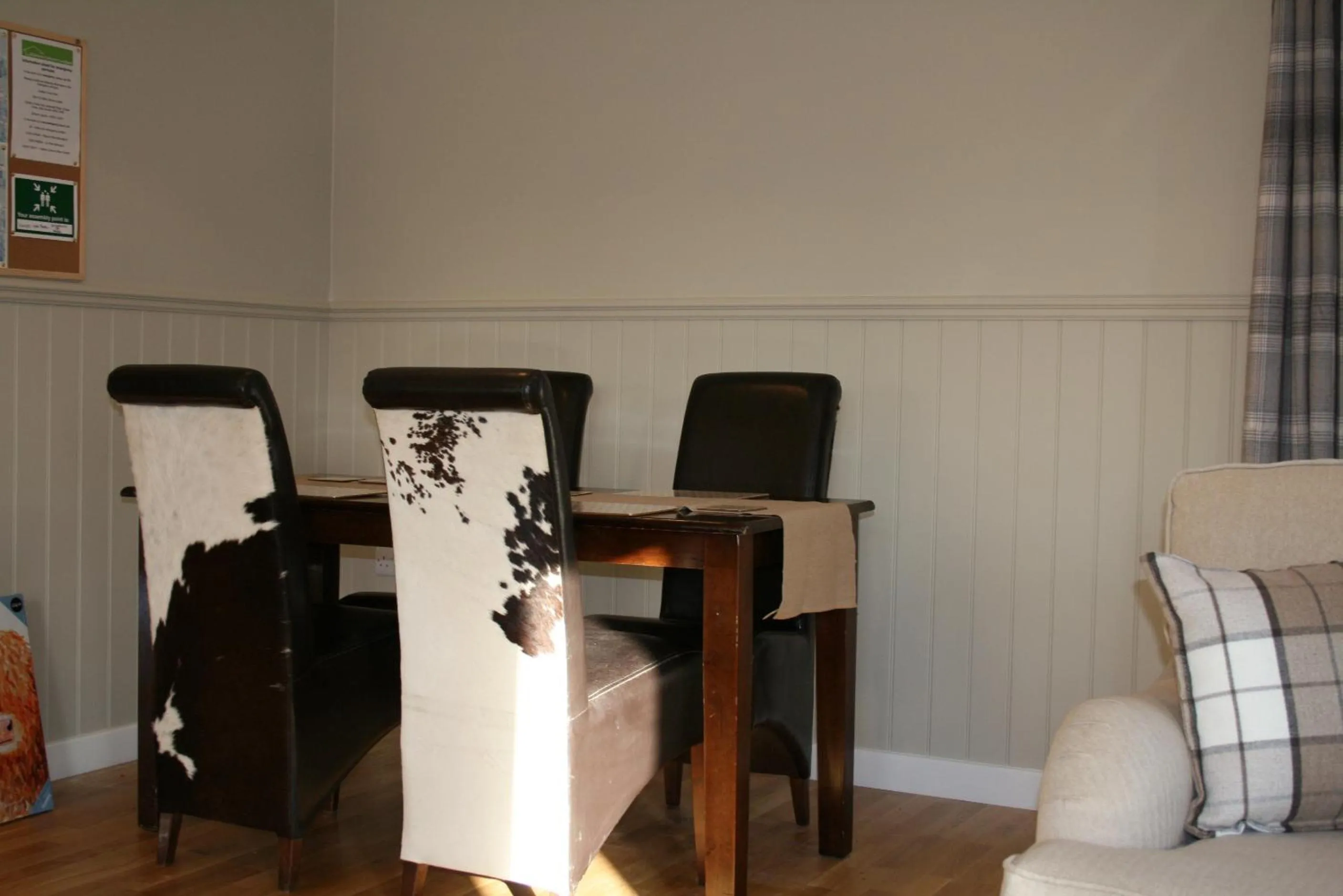 Dining area in Golden Cross Holiday Park