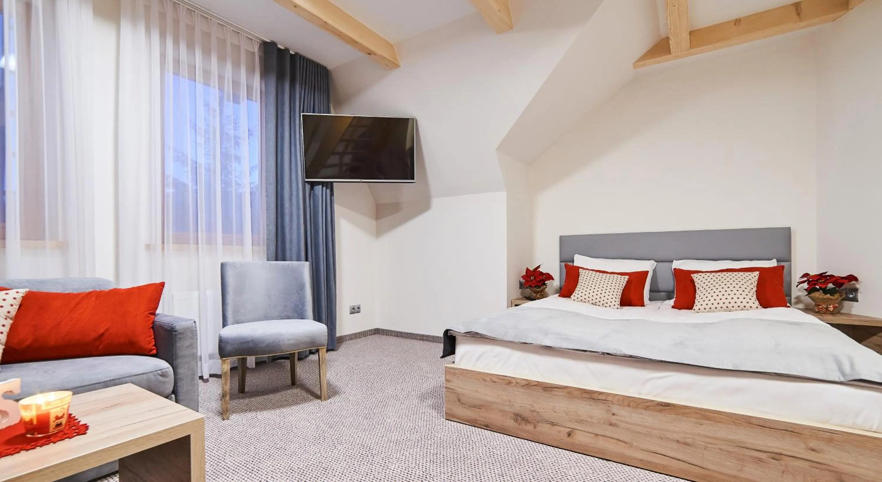 TV and multimedia, Bed in Tatrzański Bór Apartamenty