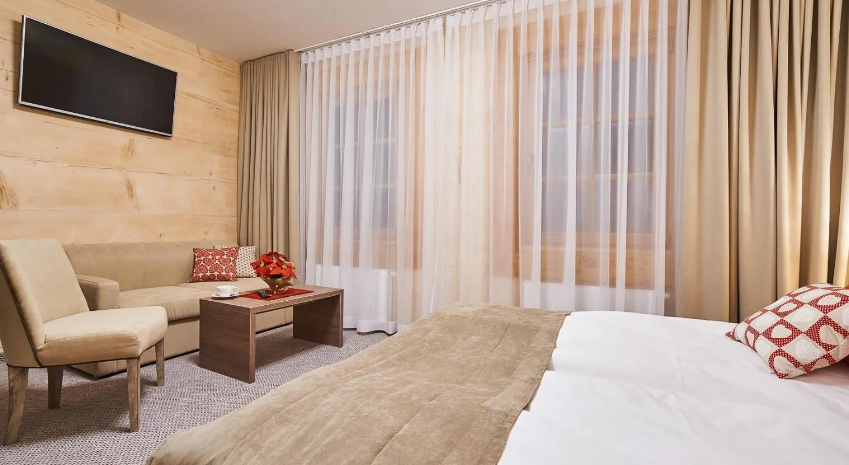 Bed in Tatrzański Bór Apartamenty