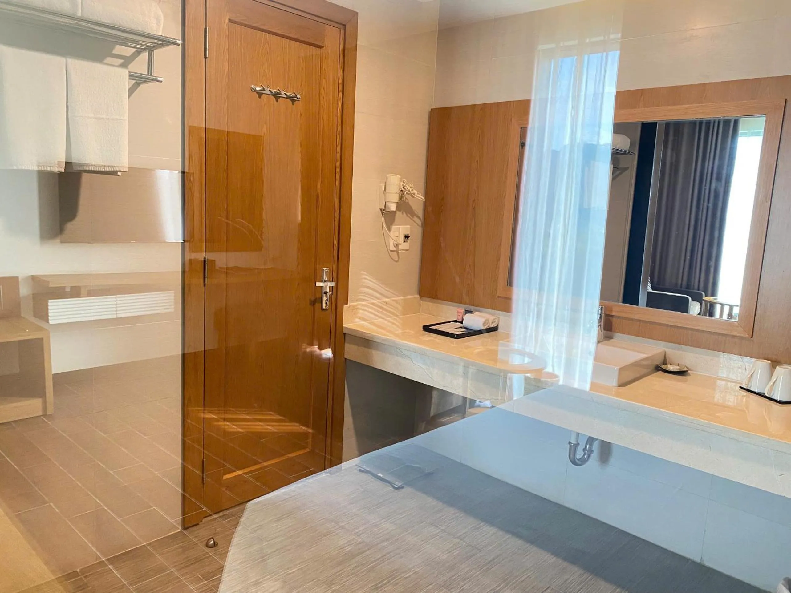 Bathroom, Bed in Muong Thanh Holiday Con Cuong