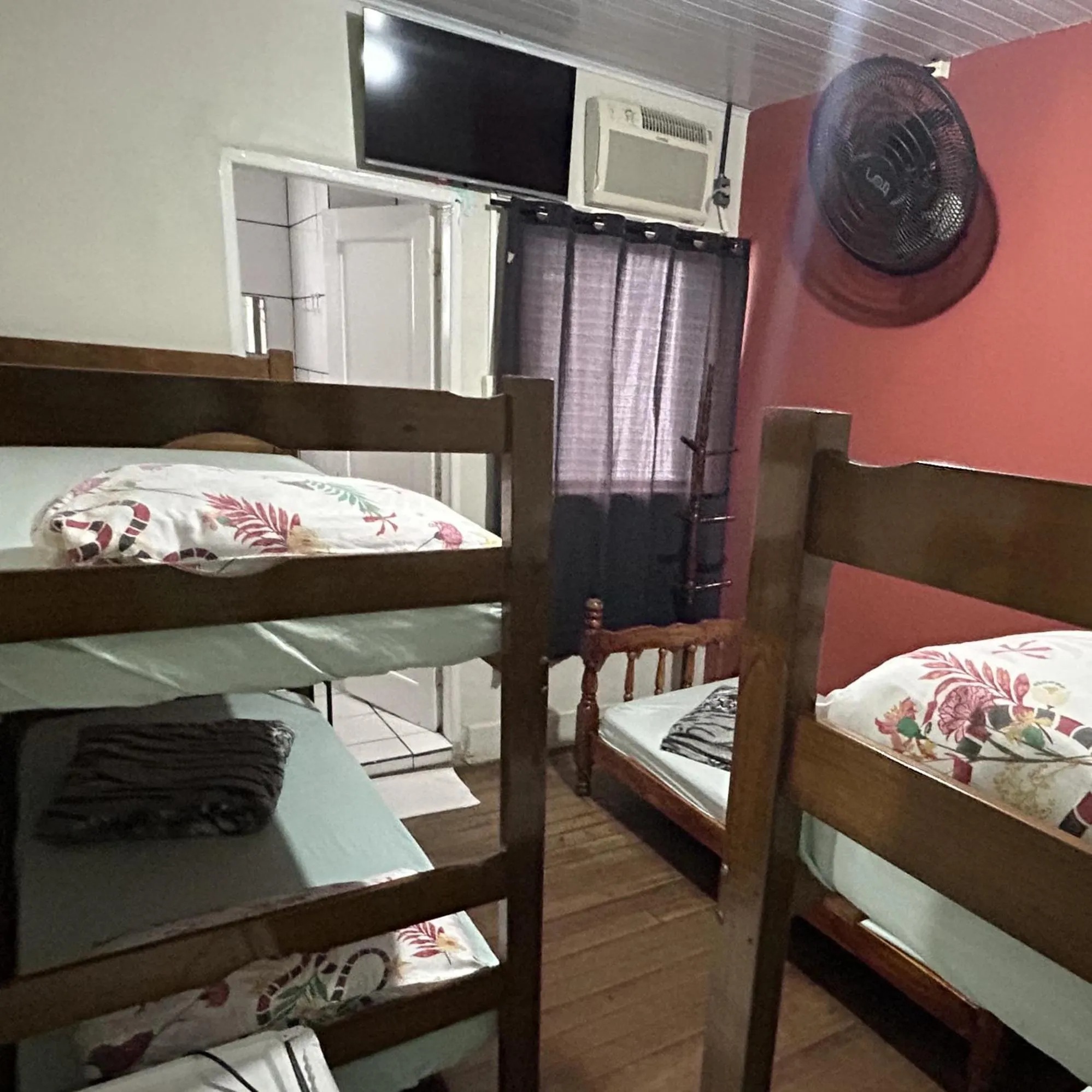 Bed in Pousada Orquidário