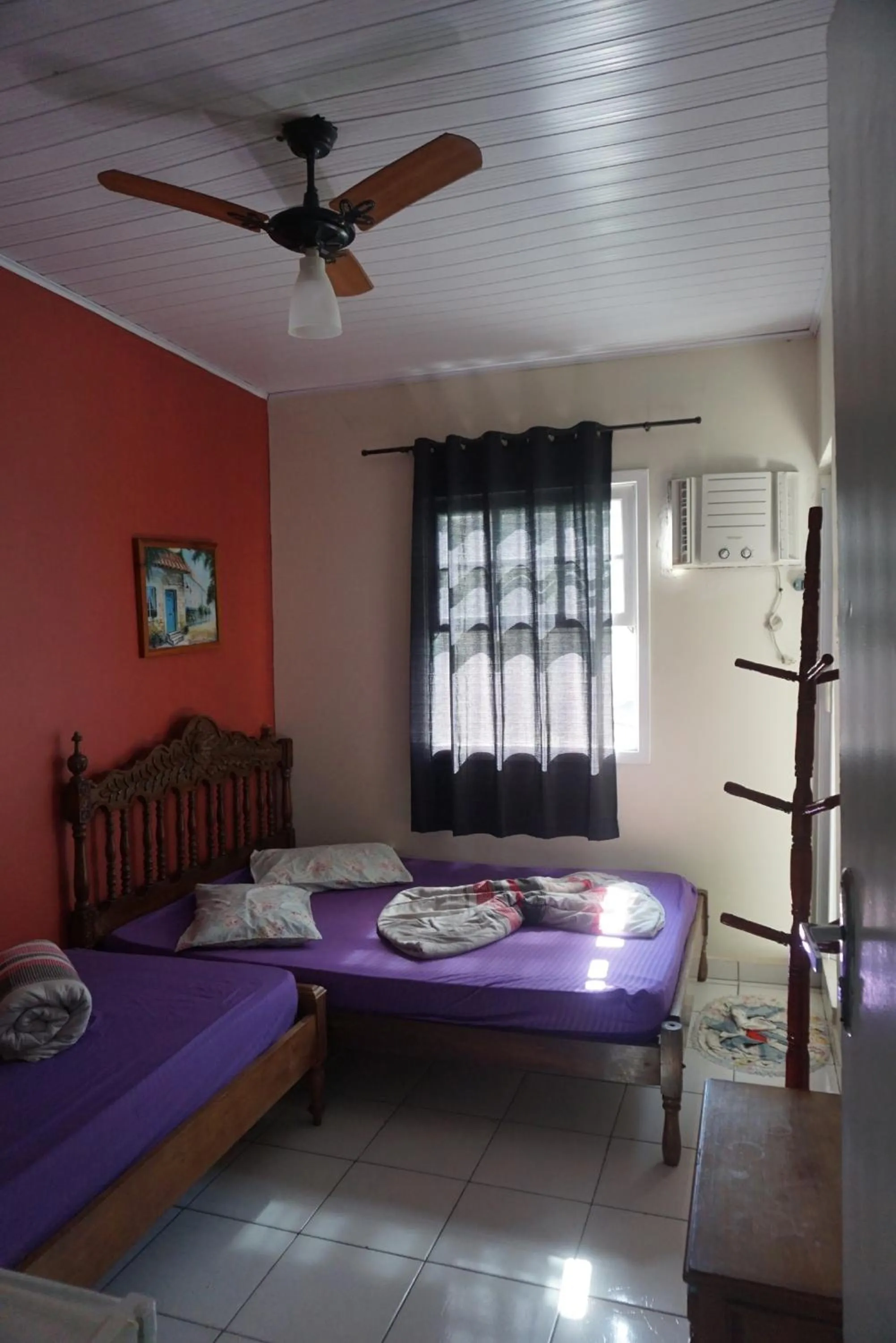 Bed in Pousada Orquidário