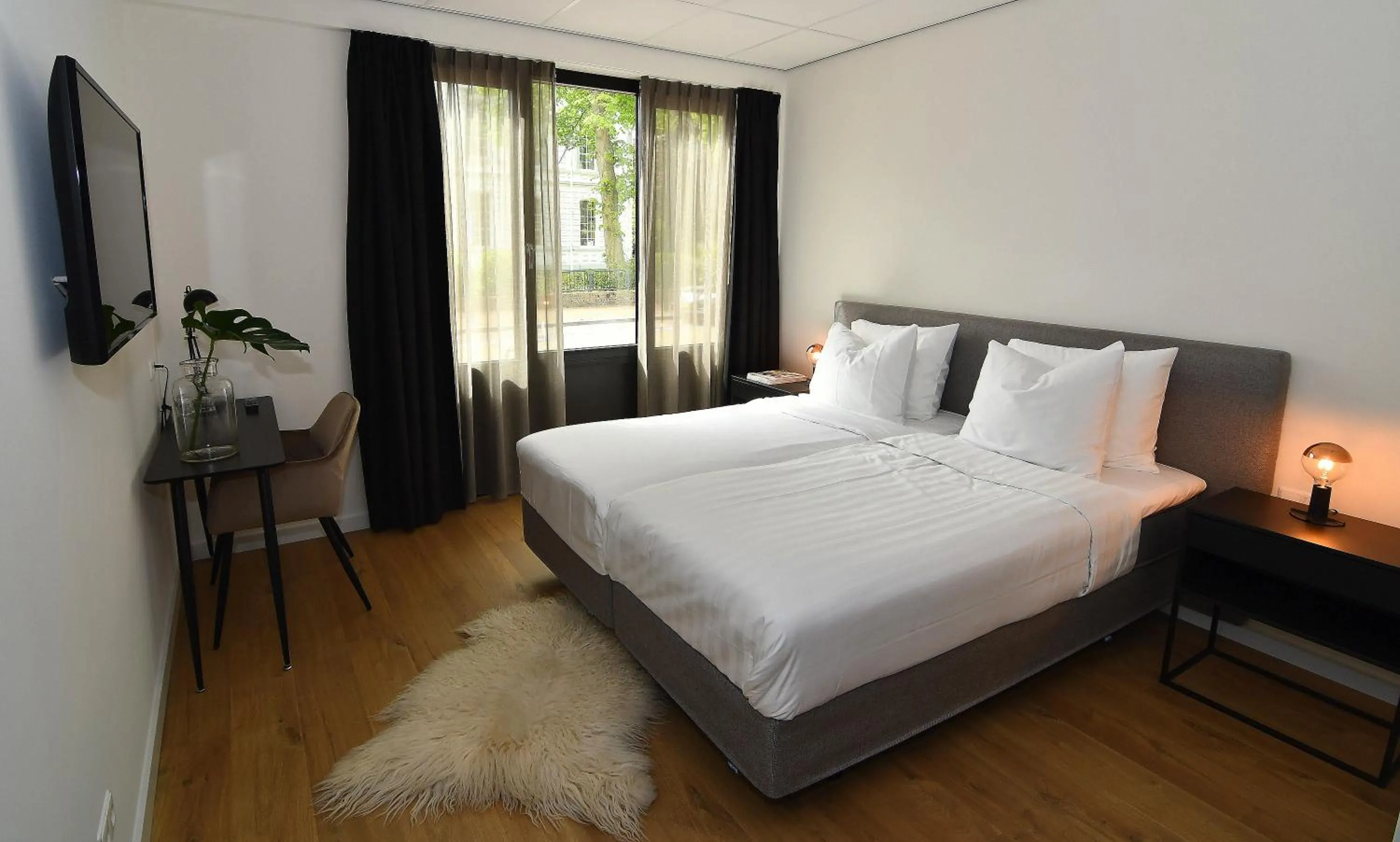 Bed in Hotel Brasserie de Kaai