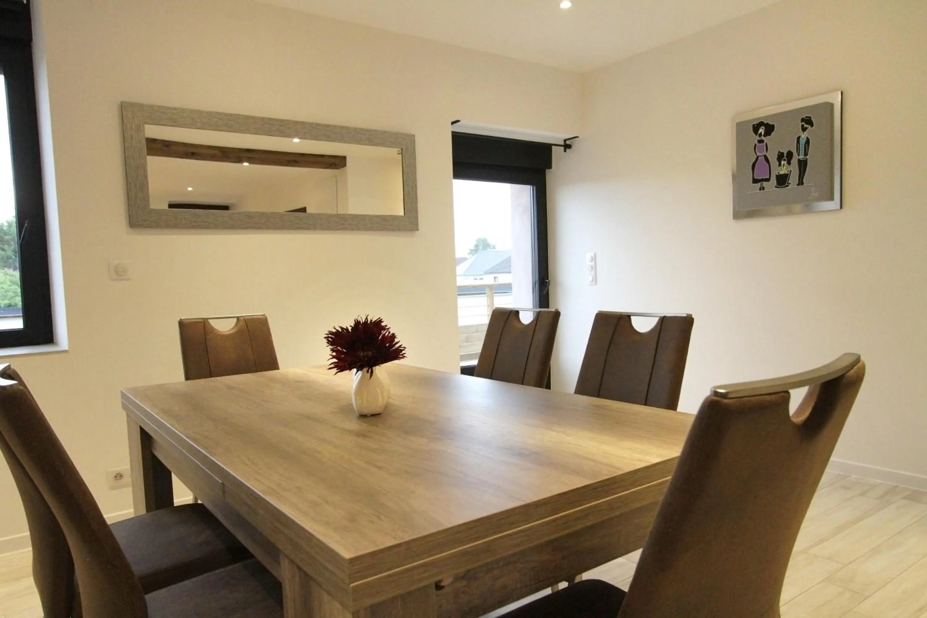 Dining area in Le Moulin d'Oscar & Spa - Mulhouse Nord