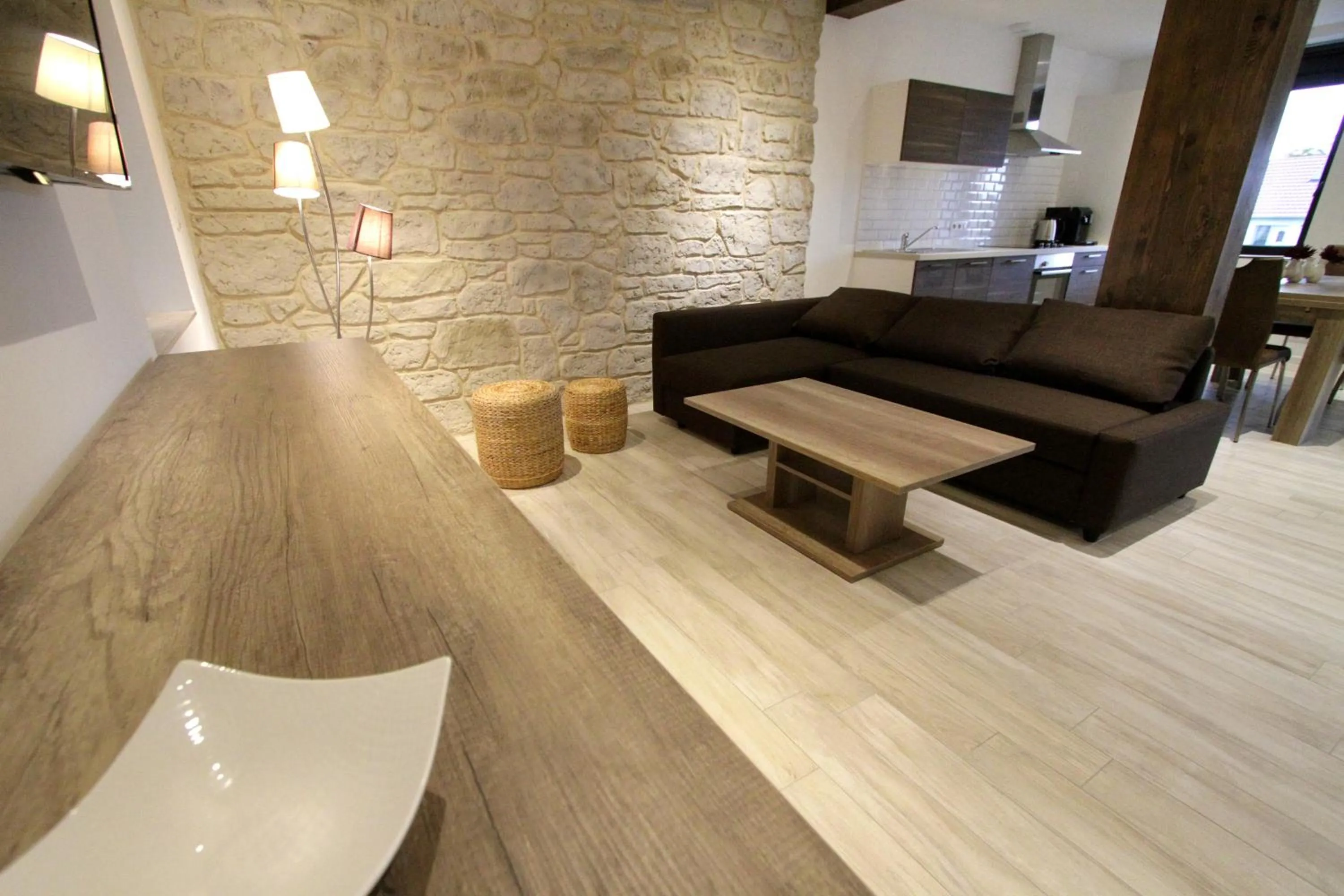 Living room in Le Moulin d'Oscar & Spa - Mulhouse Nord