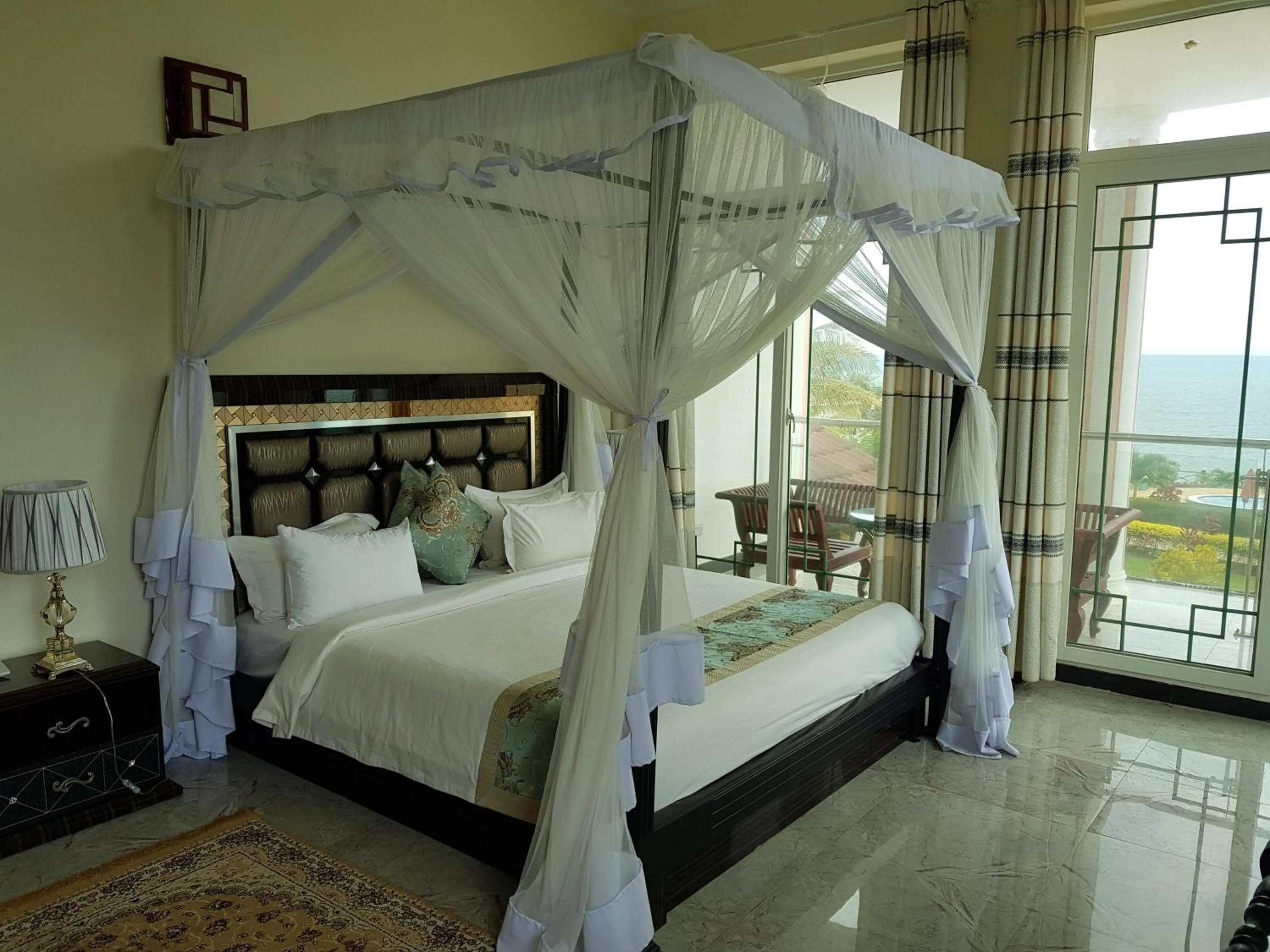 Bed in Royal Cliff Zanzibar