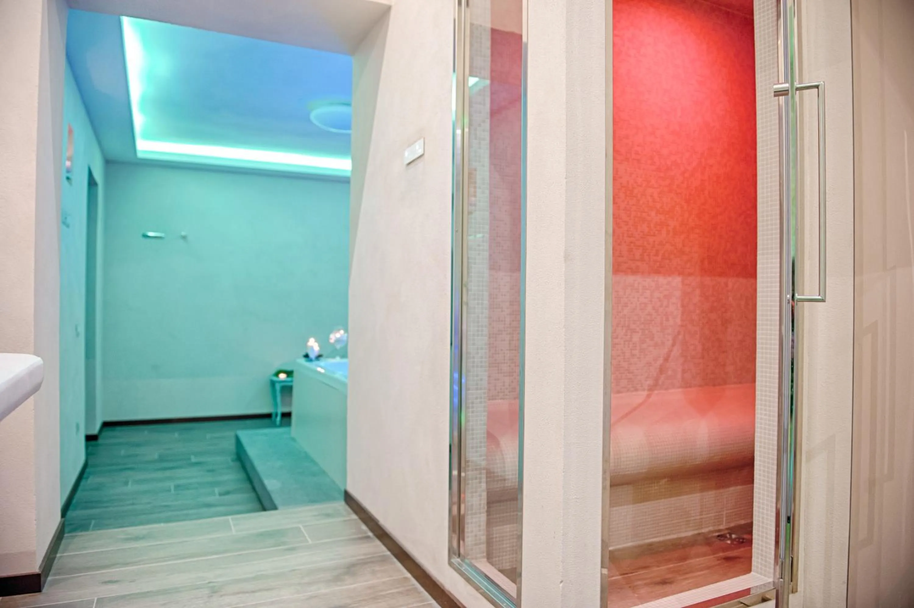 Shower in Antica Quercia Villa & Spa