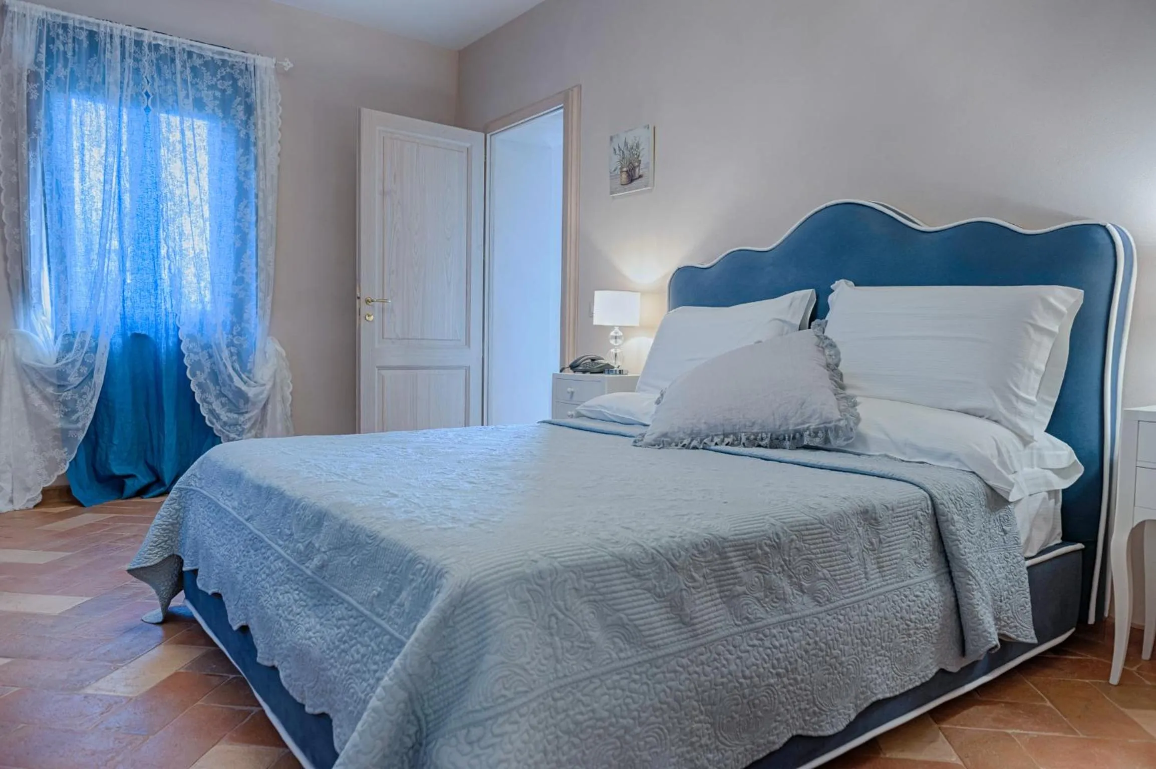 Bed in Antica Quercia Villa & Spa