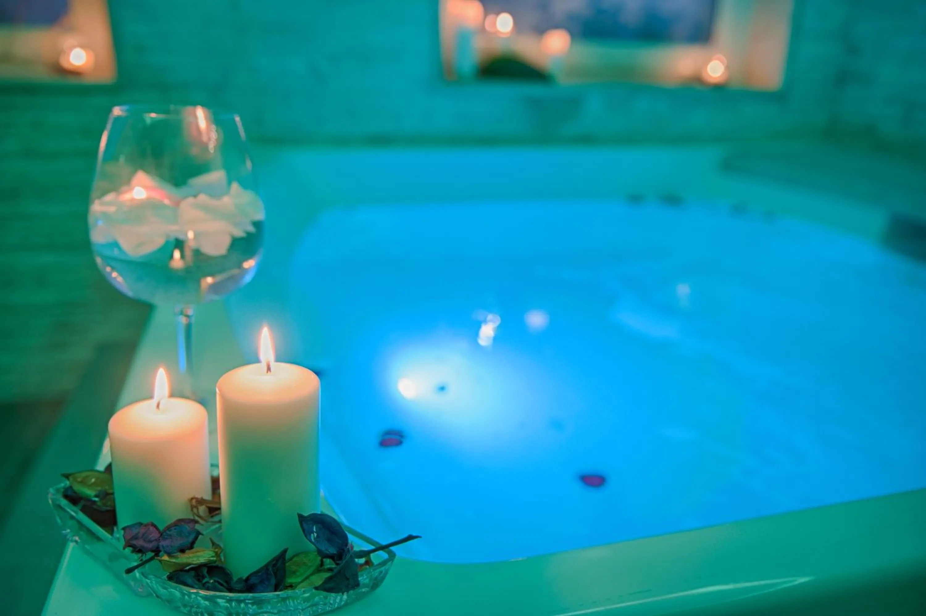 Hot Tub in Antica Quercia Villa & Spa