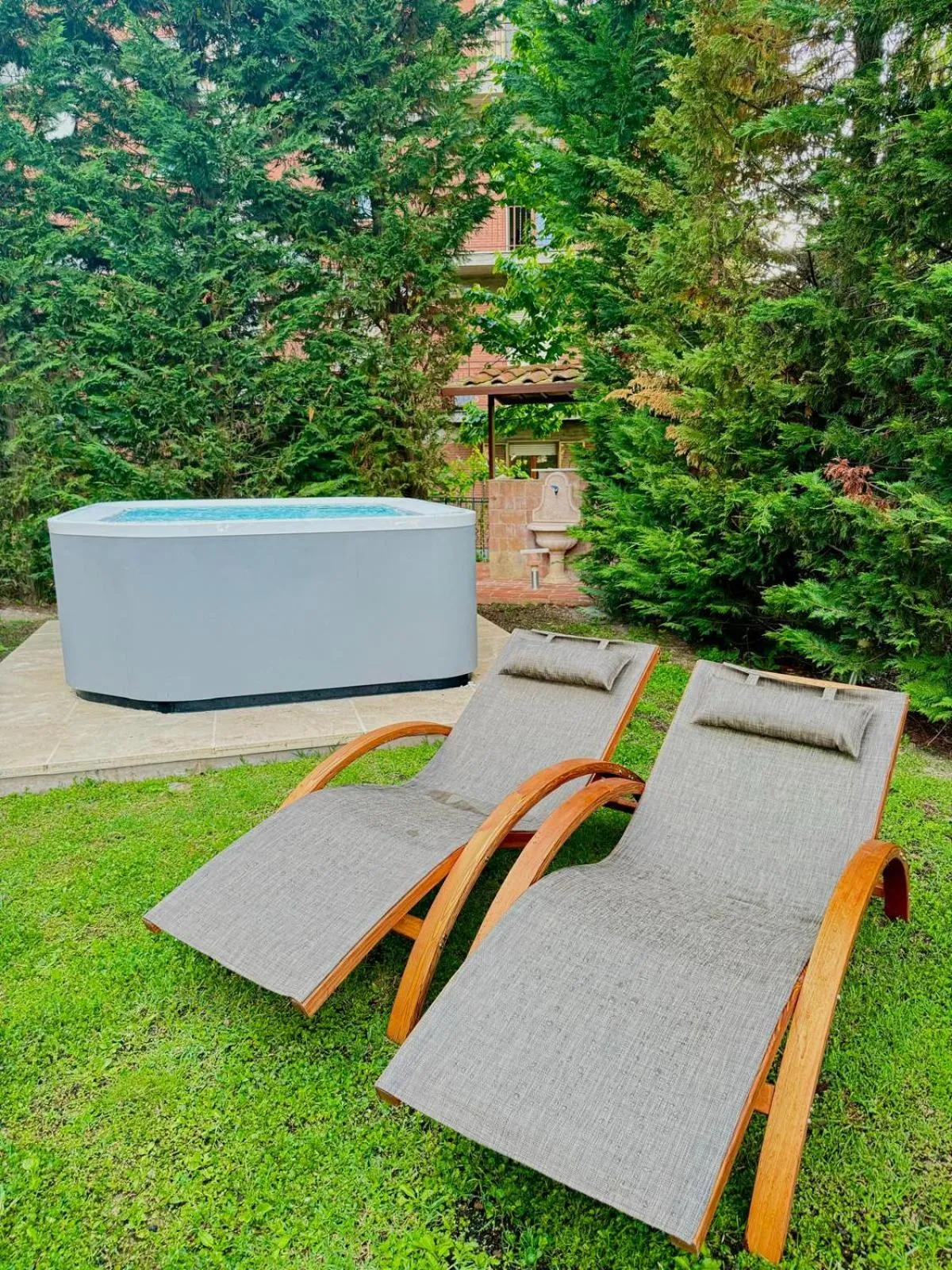 Open Air Bath in Antica Quercia Villa & Spa