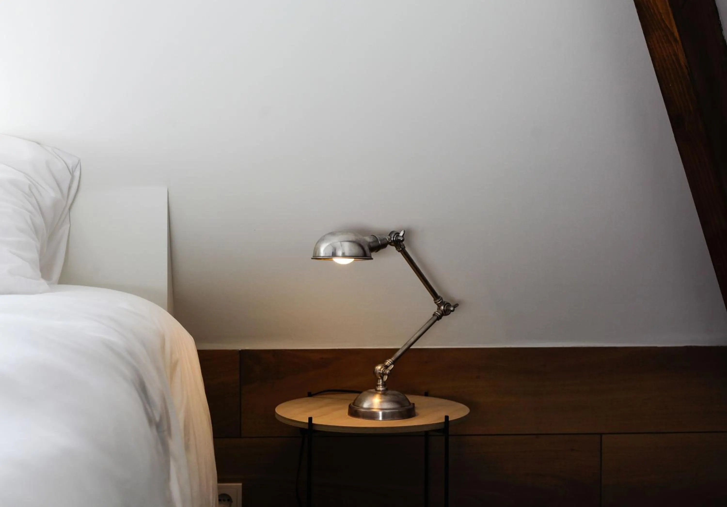 Decorative detail, Bed in Boutique Hotel Nieuw Uilenburg