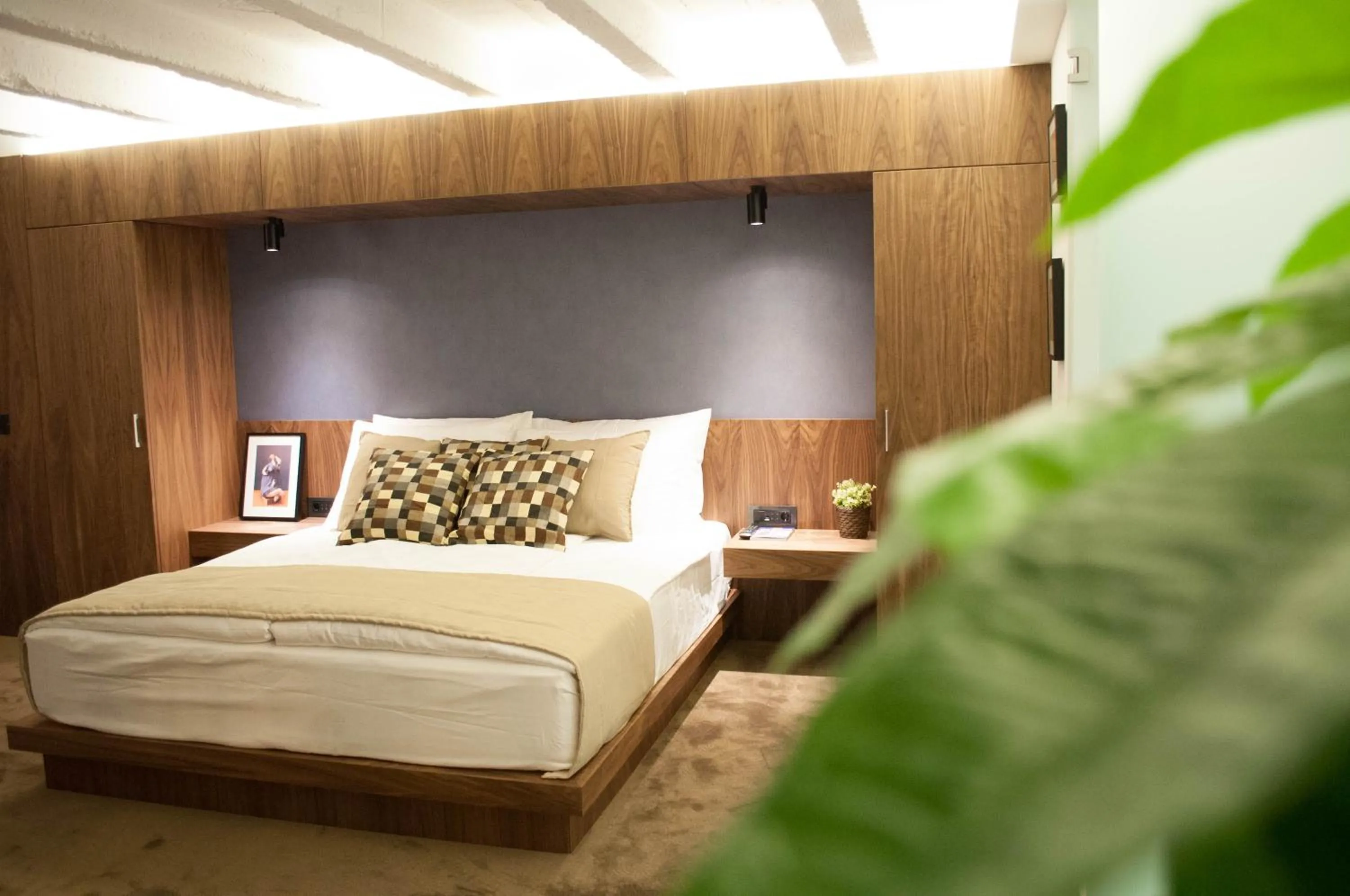 Bed in Nomad Luxury Suites