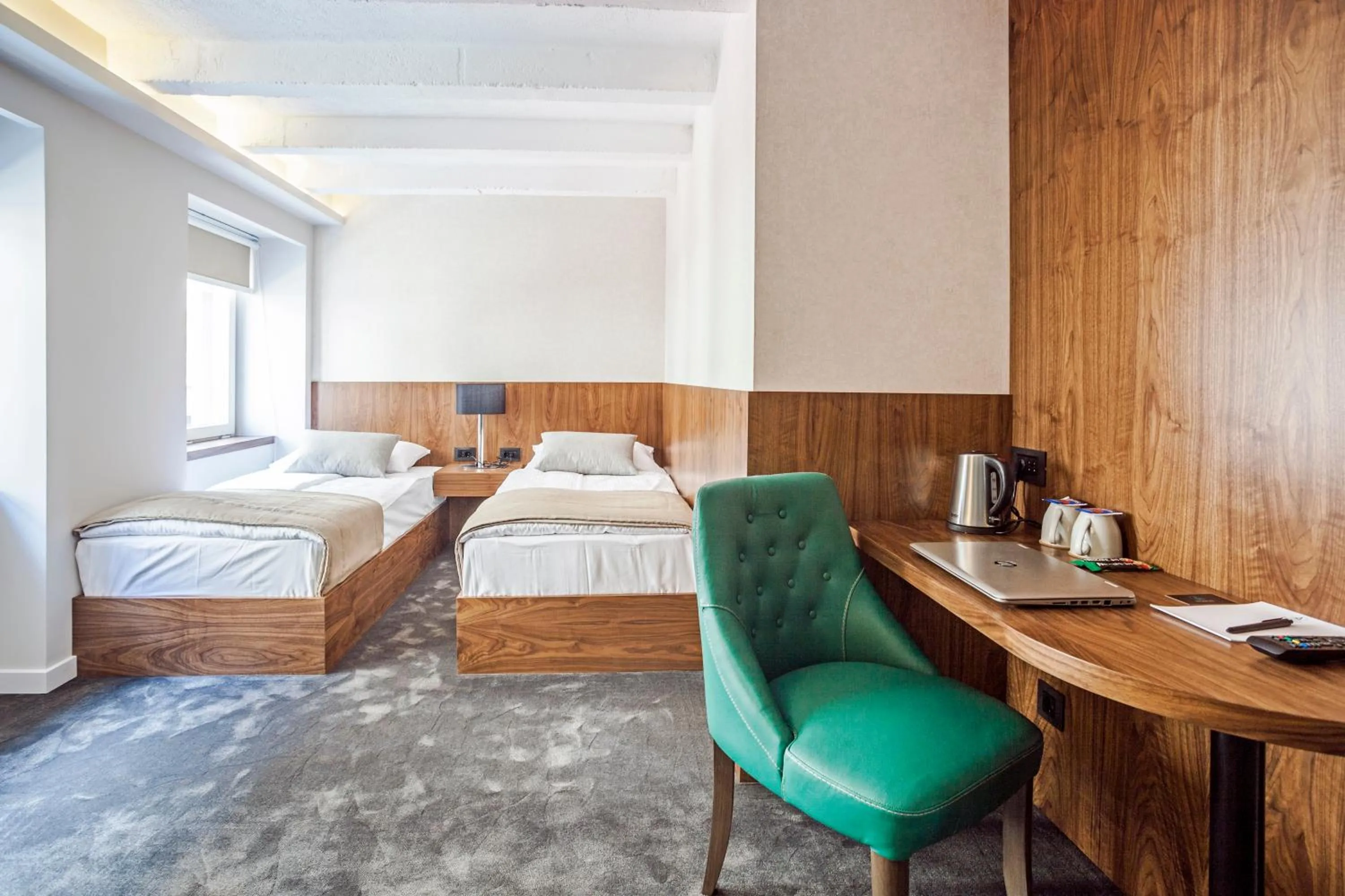 Bed in Nomad Luxury Suites