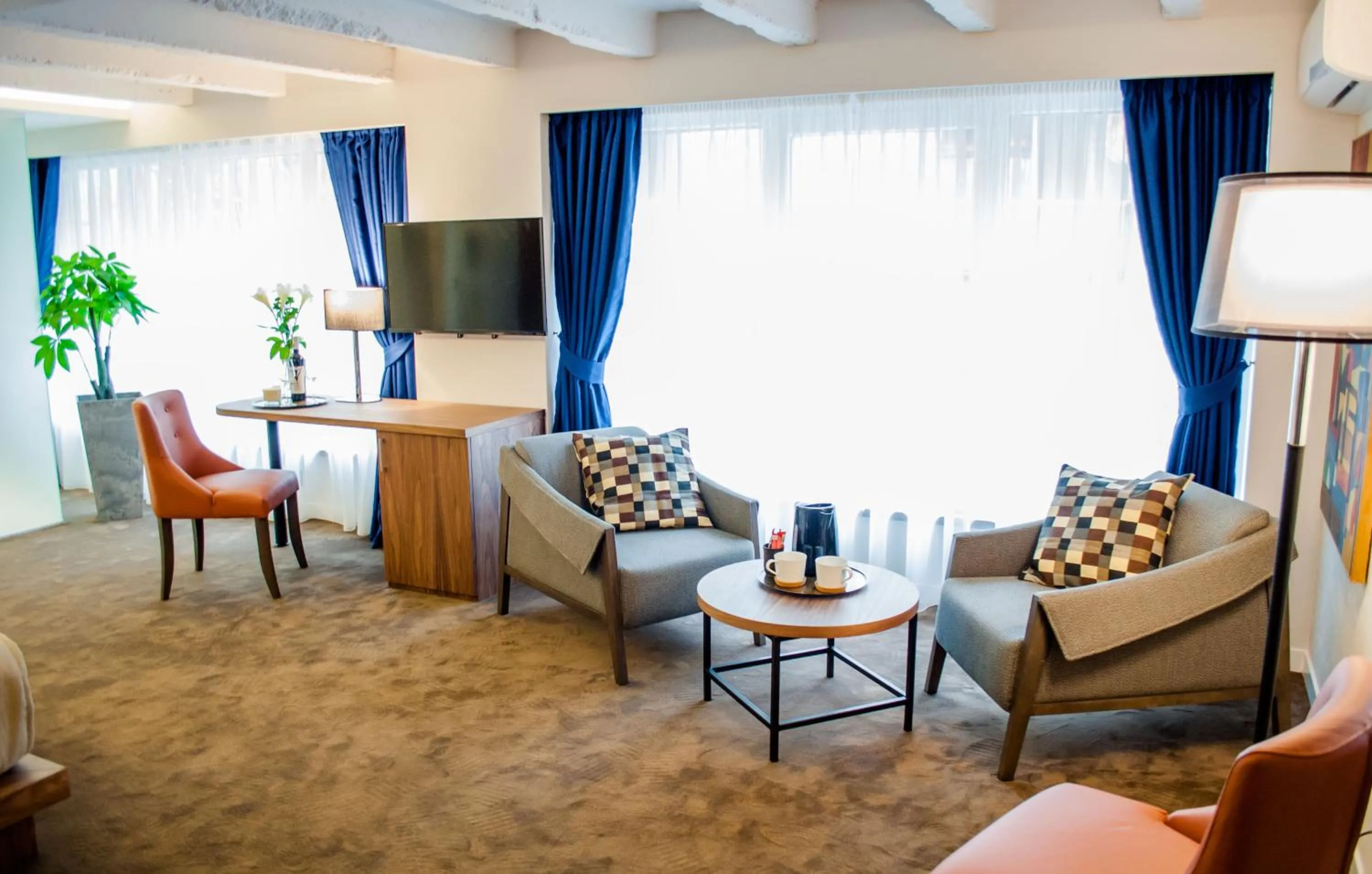 Bed in Nomad Luxury Suites