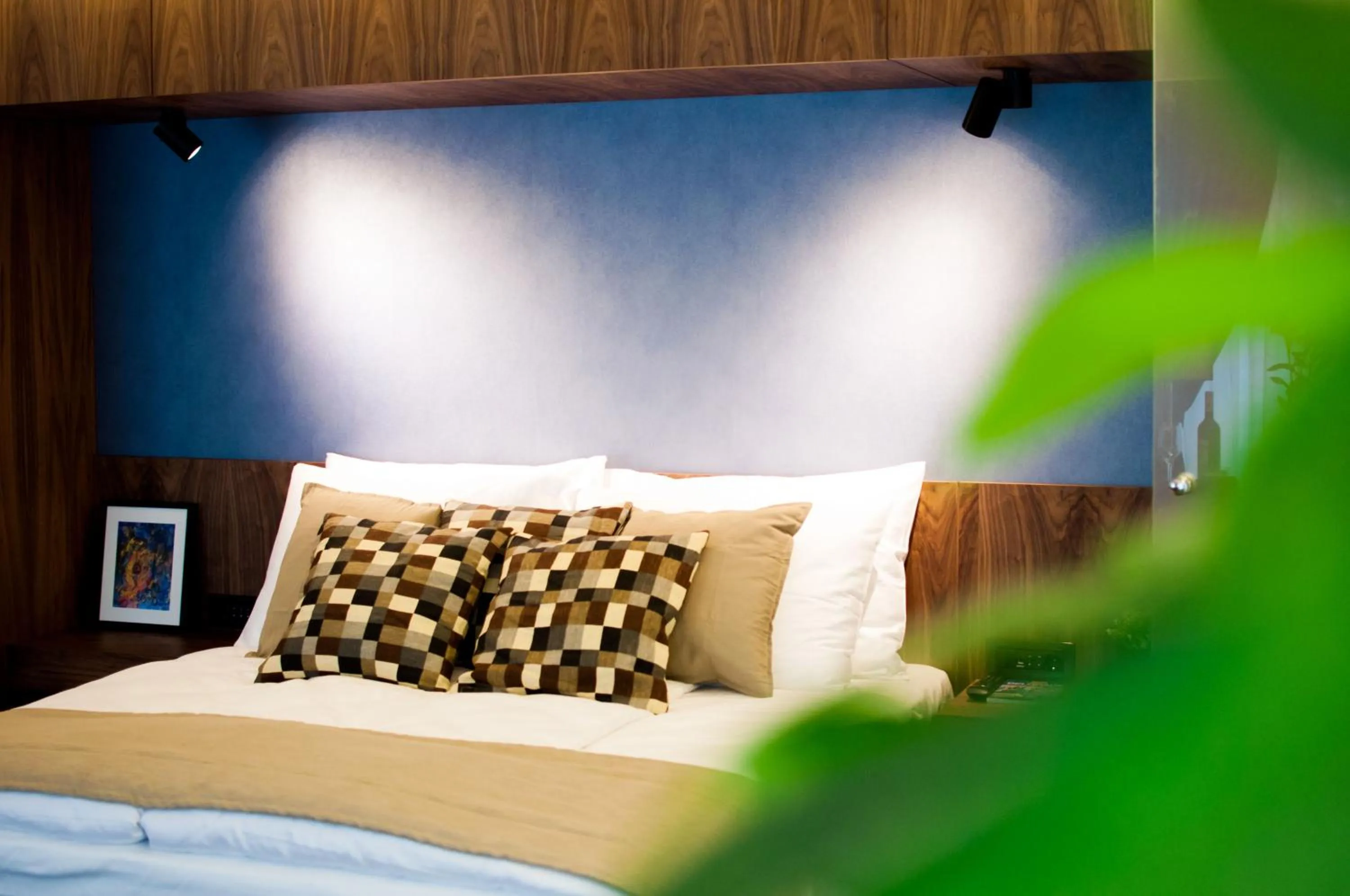 Bed in Nomad Luxury Suites