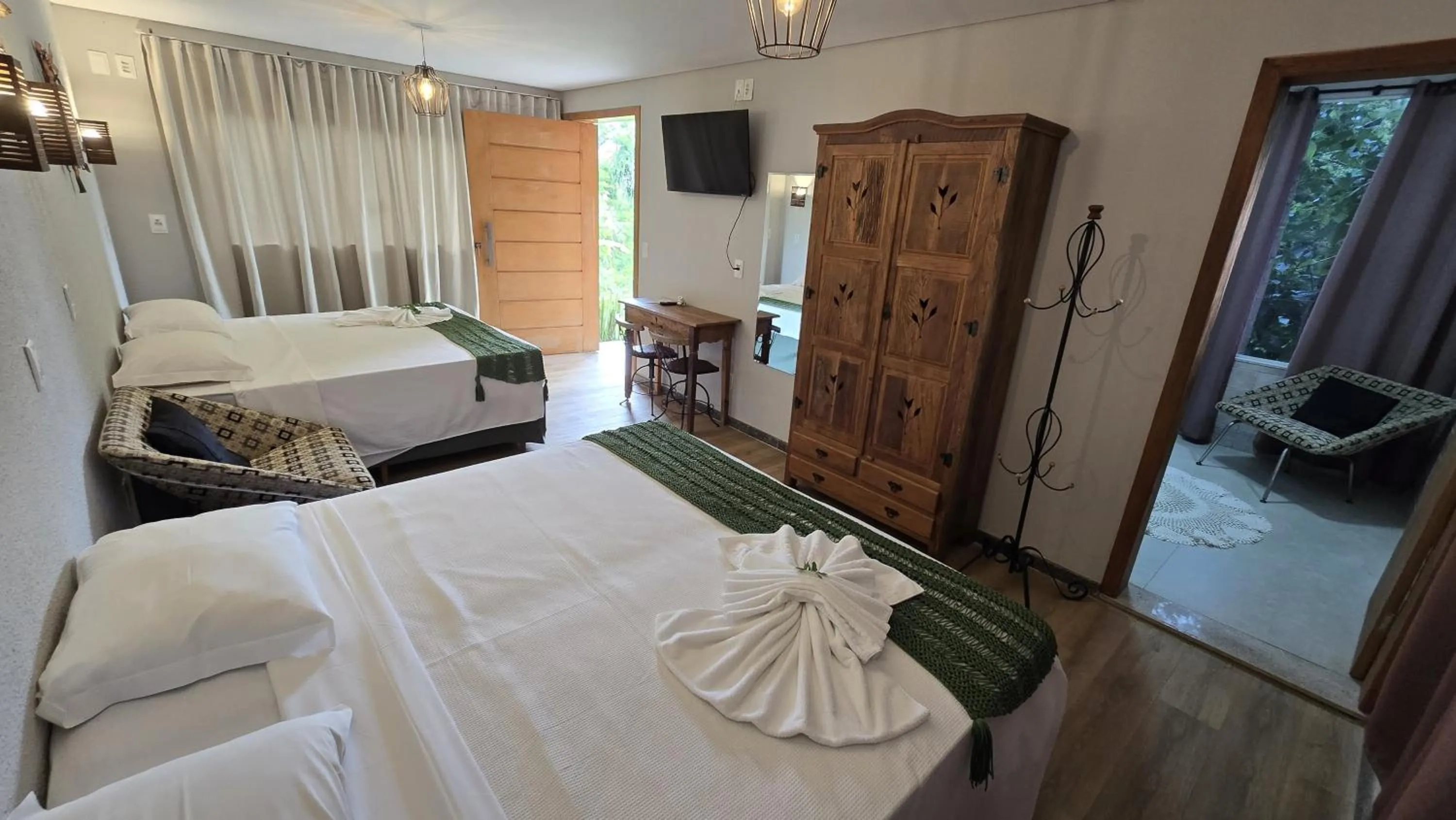 Photo of the whole room, Bed in Pousada Verde Villas