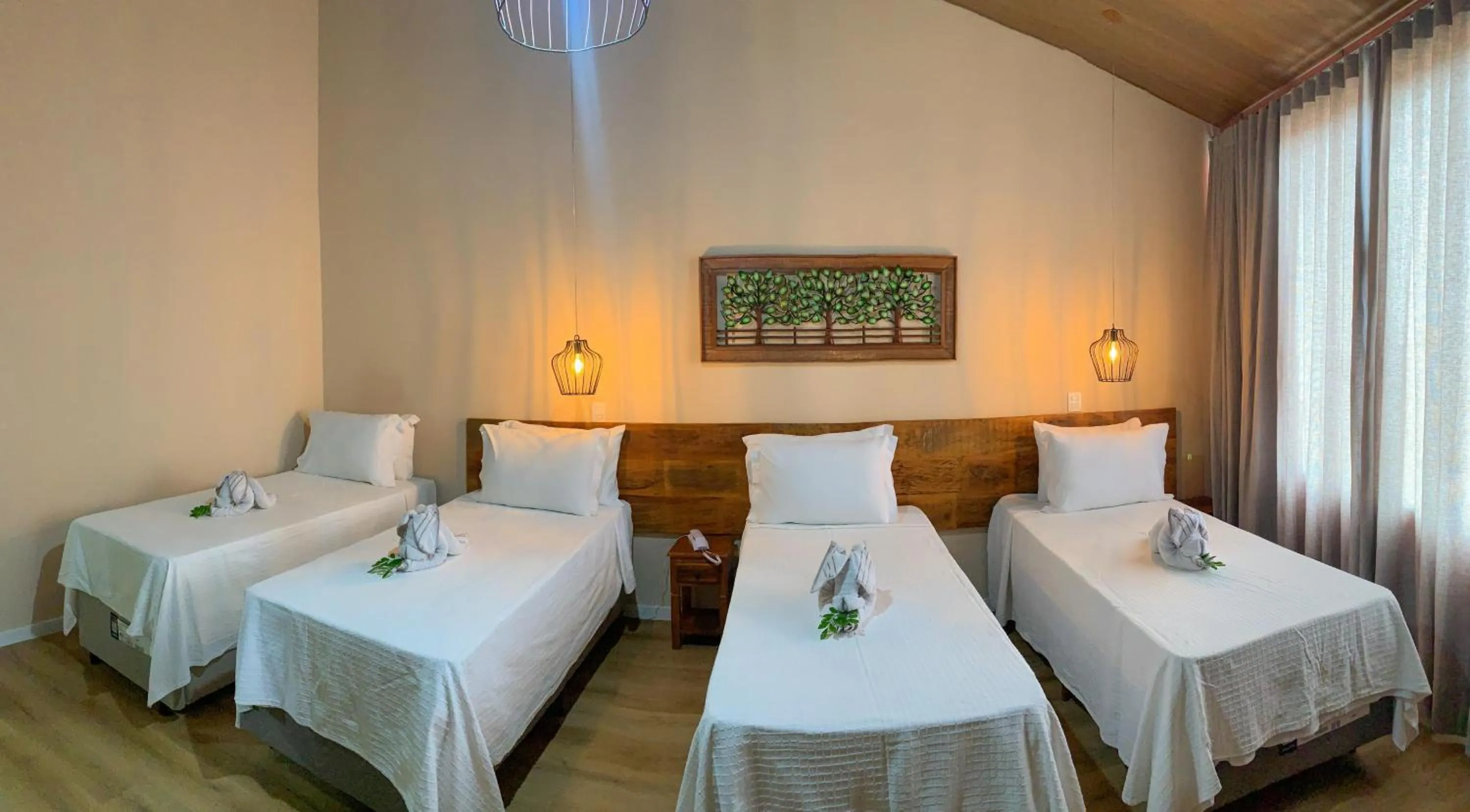 Bed in Pousada Verde Villas