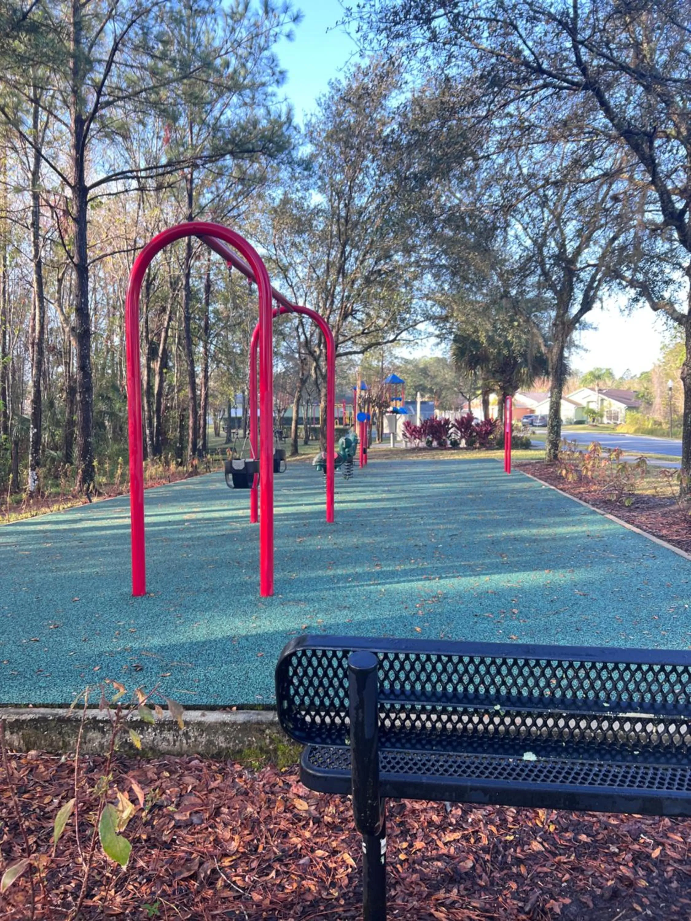 Children play ground in Cozy Villa With South Facing Pool