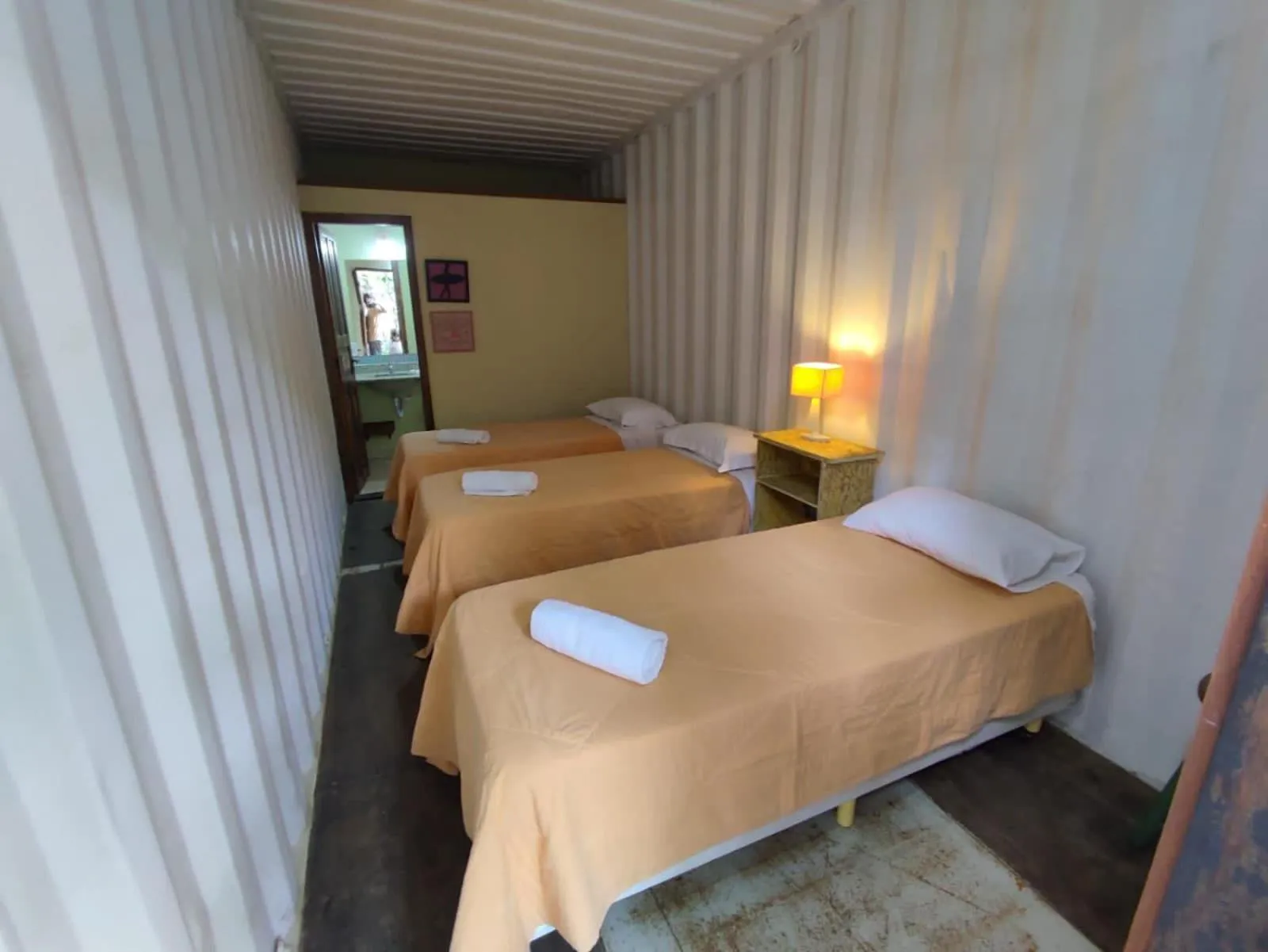 Bedroom, Bed in Container Eco Suítes