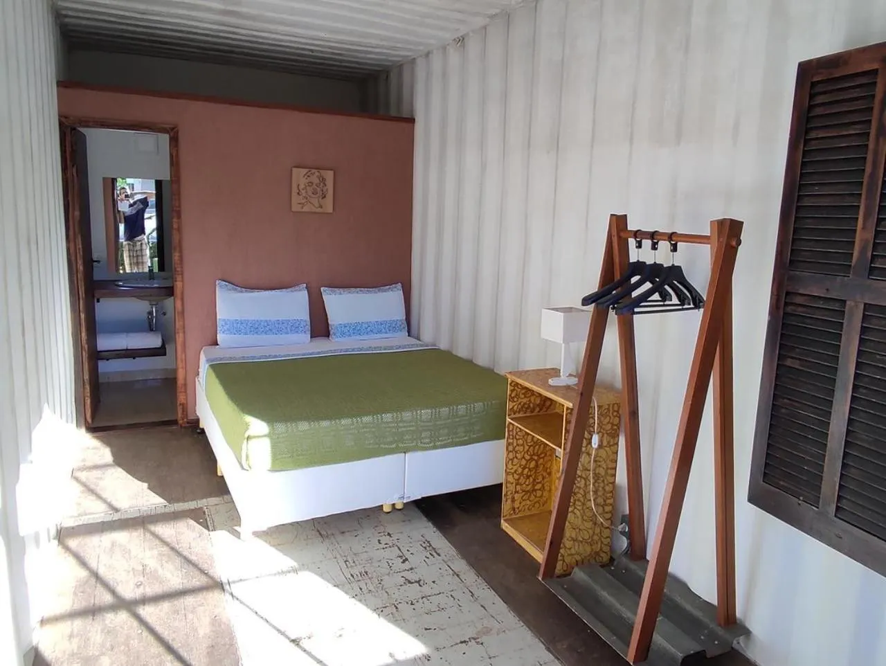 Bedroom, Bed in Container Eco Suítes