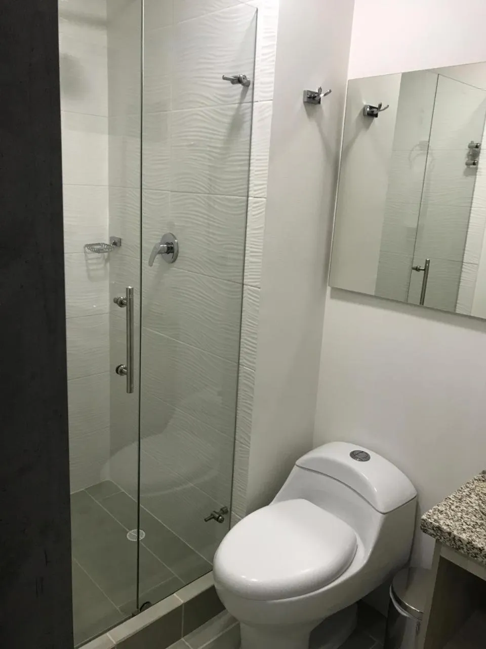 Shower in Hotel Los Cristales