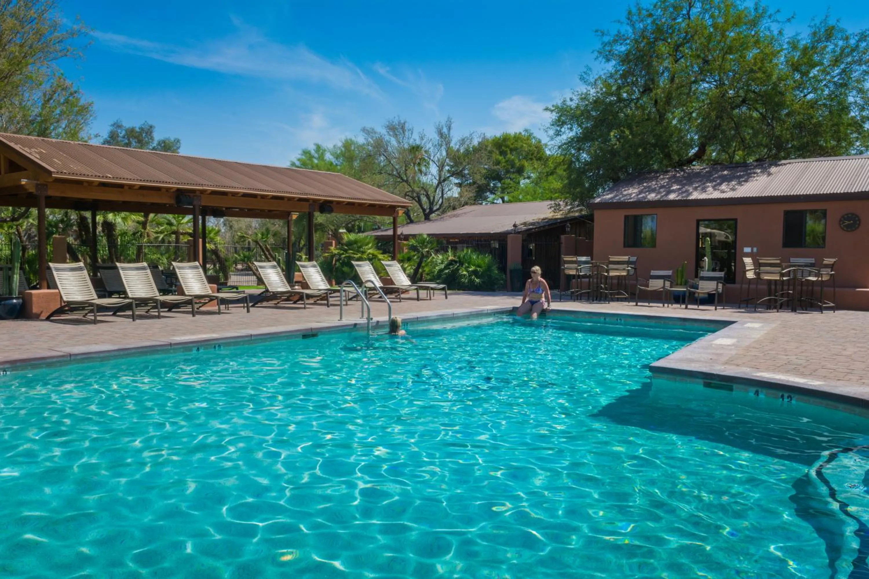 Swimming pool in White Stallion Ranch