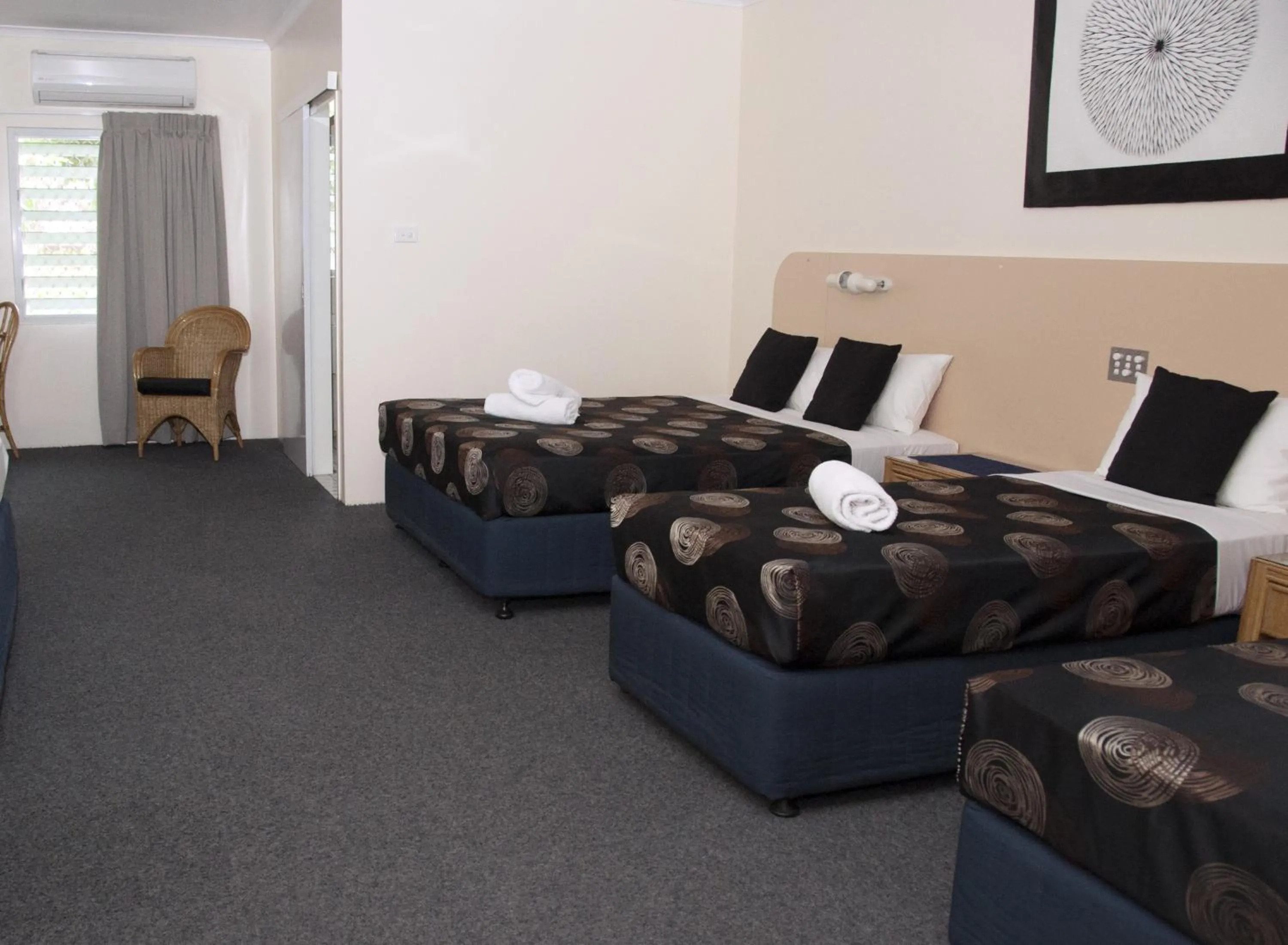 Bed in Jackaroo Motel