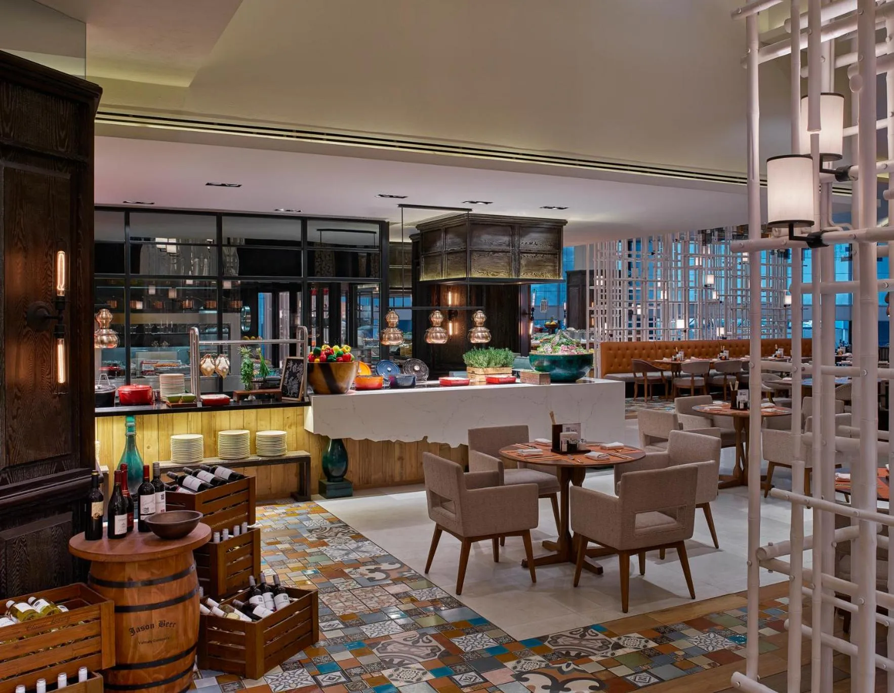 Restaurant/places to eat in Shangri-La Songbei, Harbin