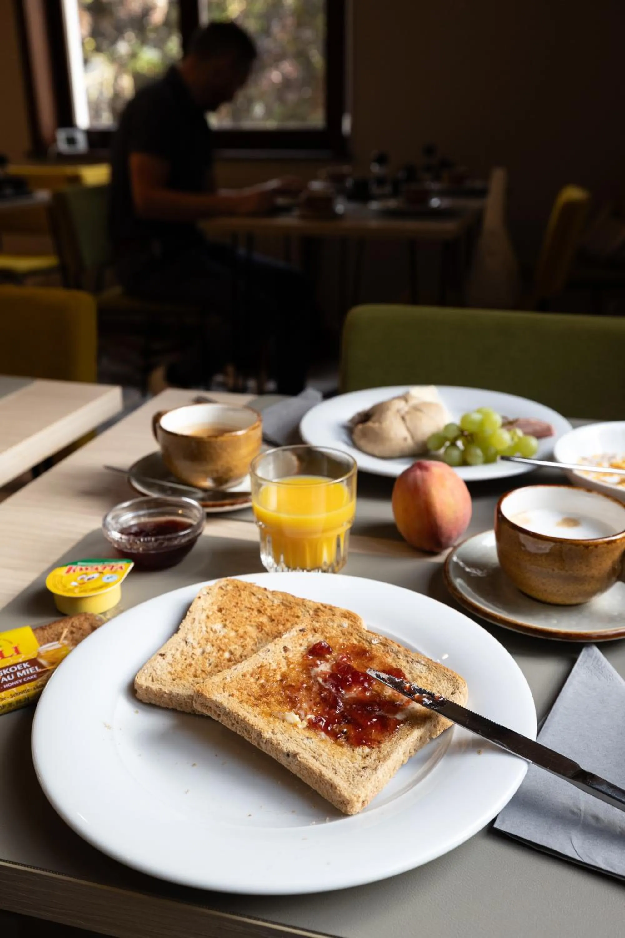 Breakfast in Hotel Olympia in Bruges