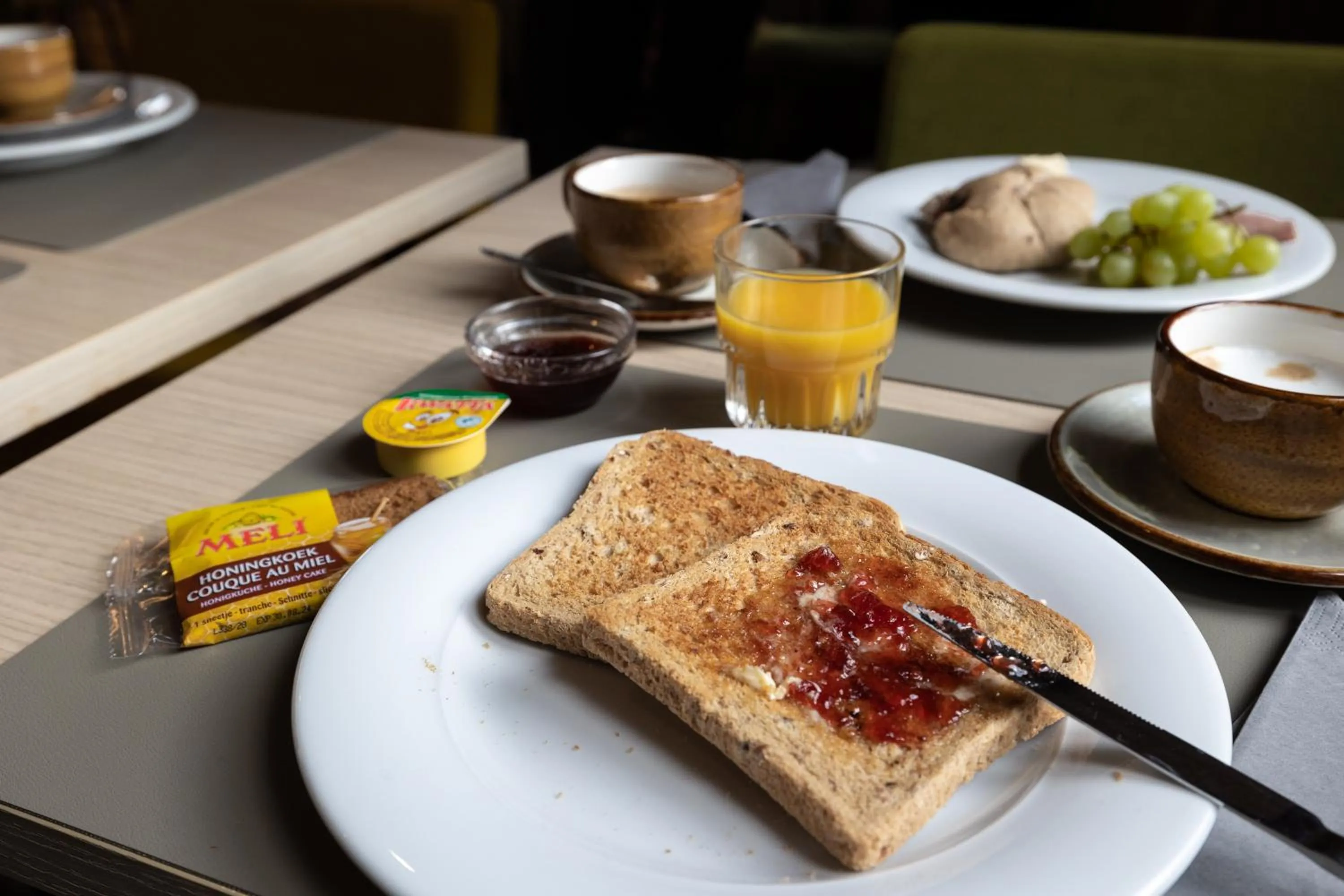 Food in Hotel Olympia in Bruges