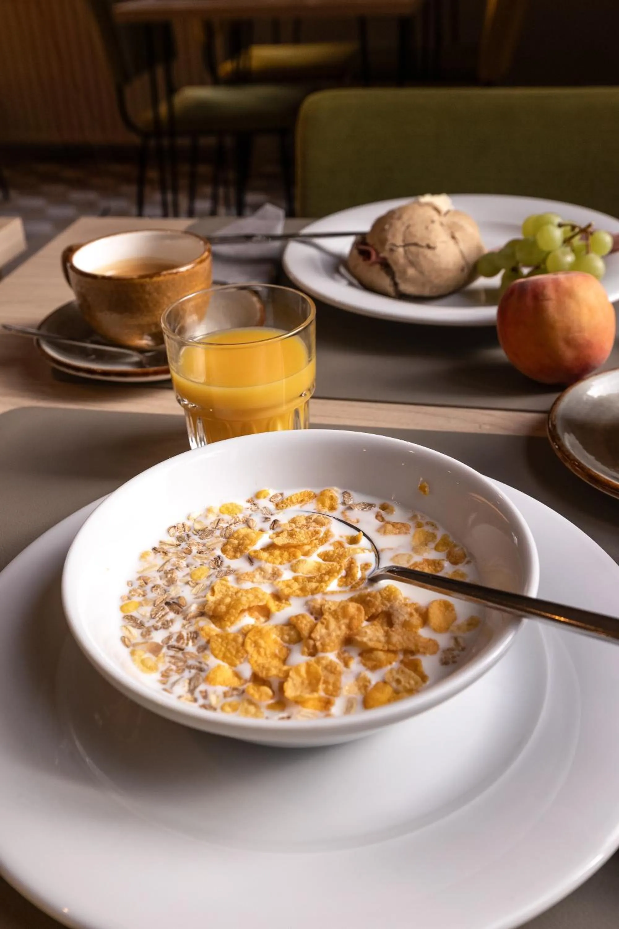 Breakfast in Hotel Olympia in Bruges