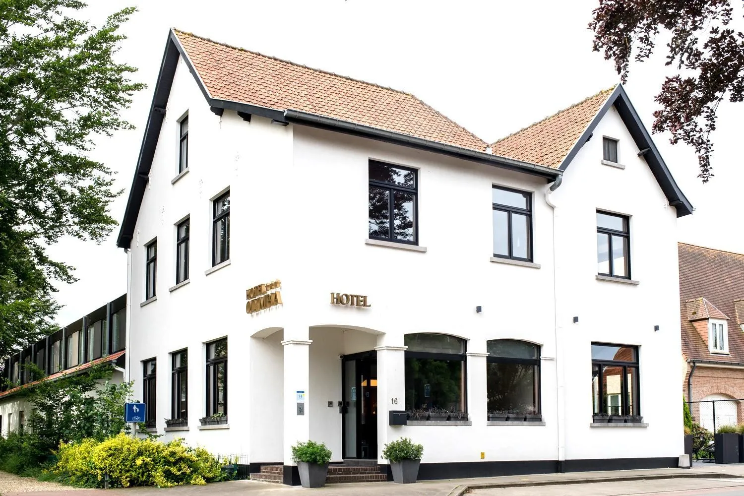 Property building in Hotel Olympia in Bruges